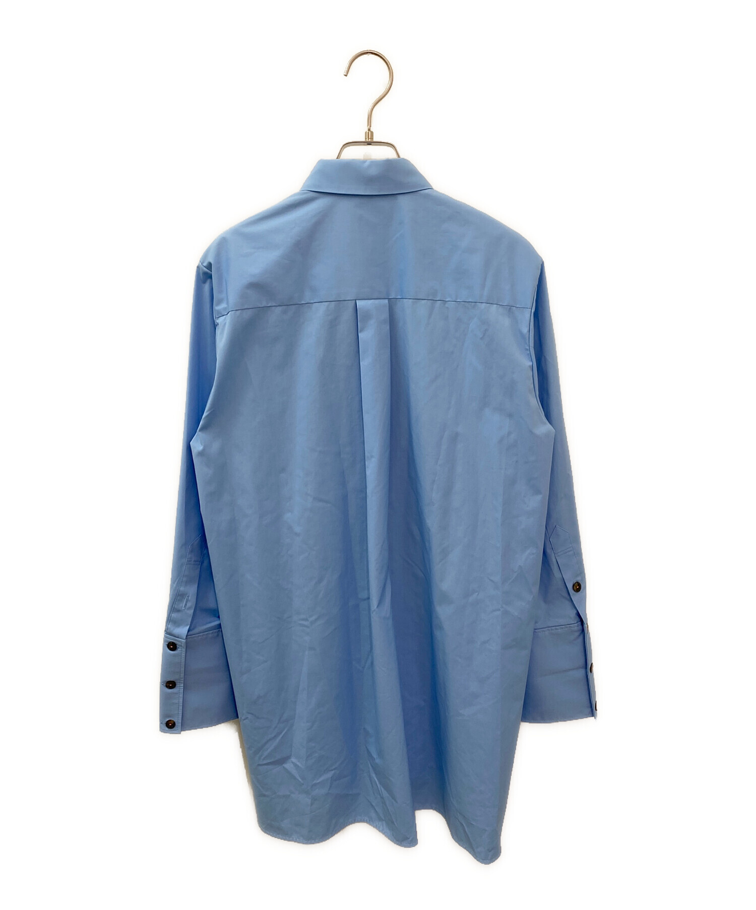 中古・古着通販】ENFOLD (エンフォルド) STANDARD SHIRT スカイブルー