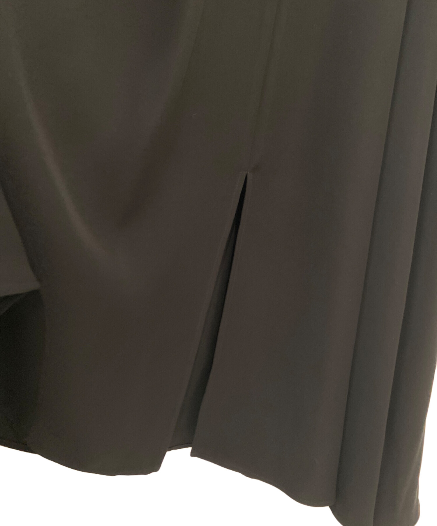 中古・古着通販】ENFOLD (エンフォルド) STRAP JUMPER-SKIRT ブラック