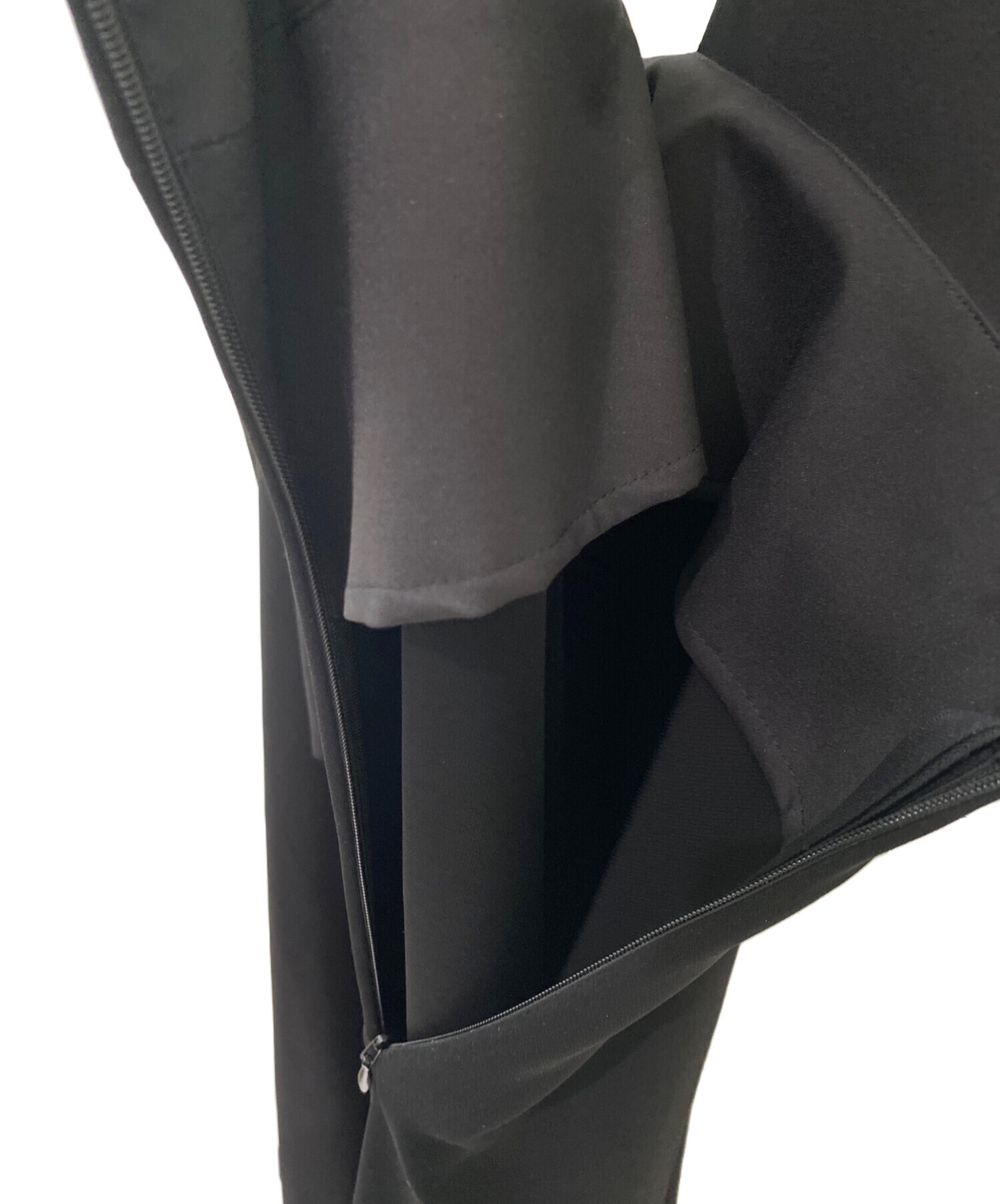 中古・古着通販】ENFOLD (エンフォルド) STRAP JUMPER-SKIRT ブラック