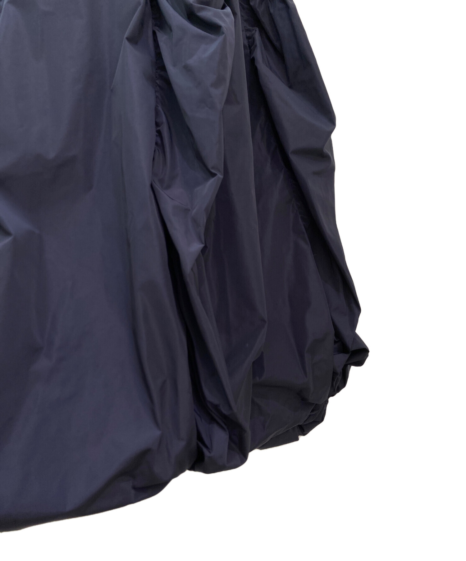 中古・古着通販】ENFOLD (エンフォルド) TUCK-BALLOON SKIRT ネイビー