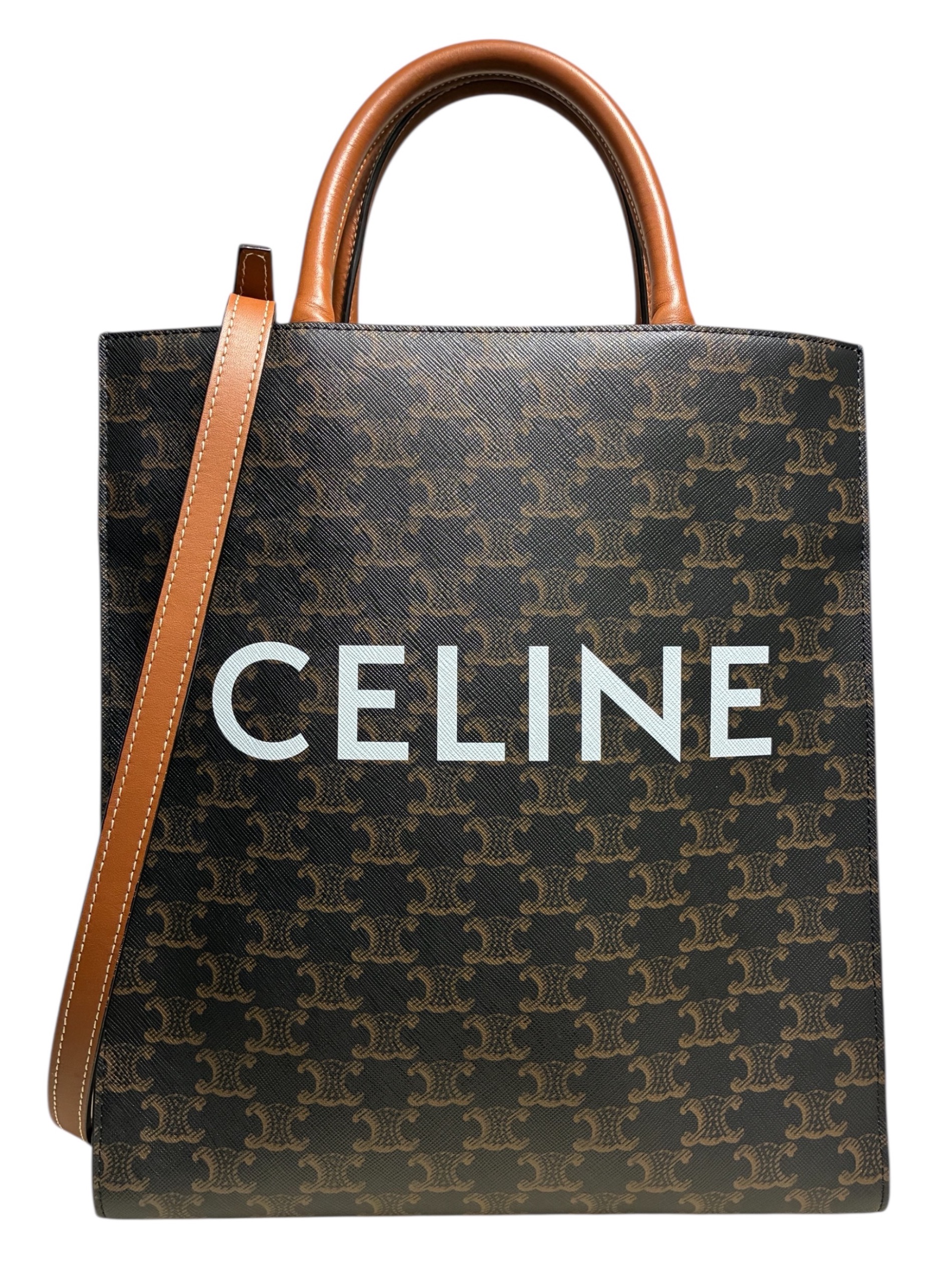 CELINE(旧ロゴ) セリーヌ バーティカルカバ スモール 2way バッグ CELINE（セリーヌ） バーティカルカバスモール 2WAYバッグ トート