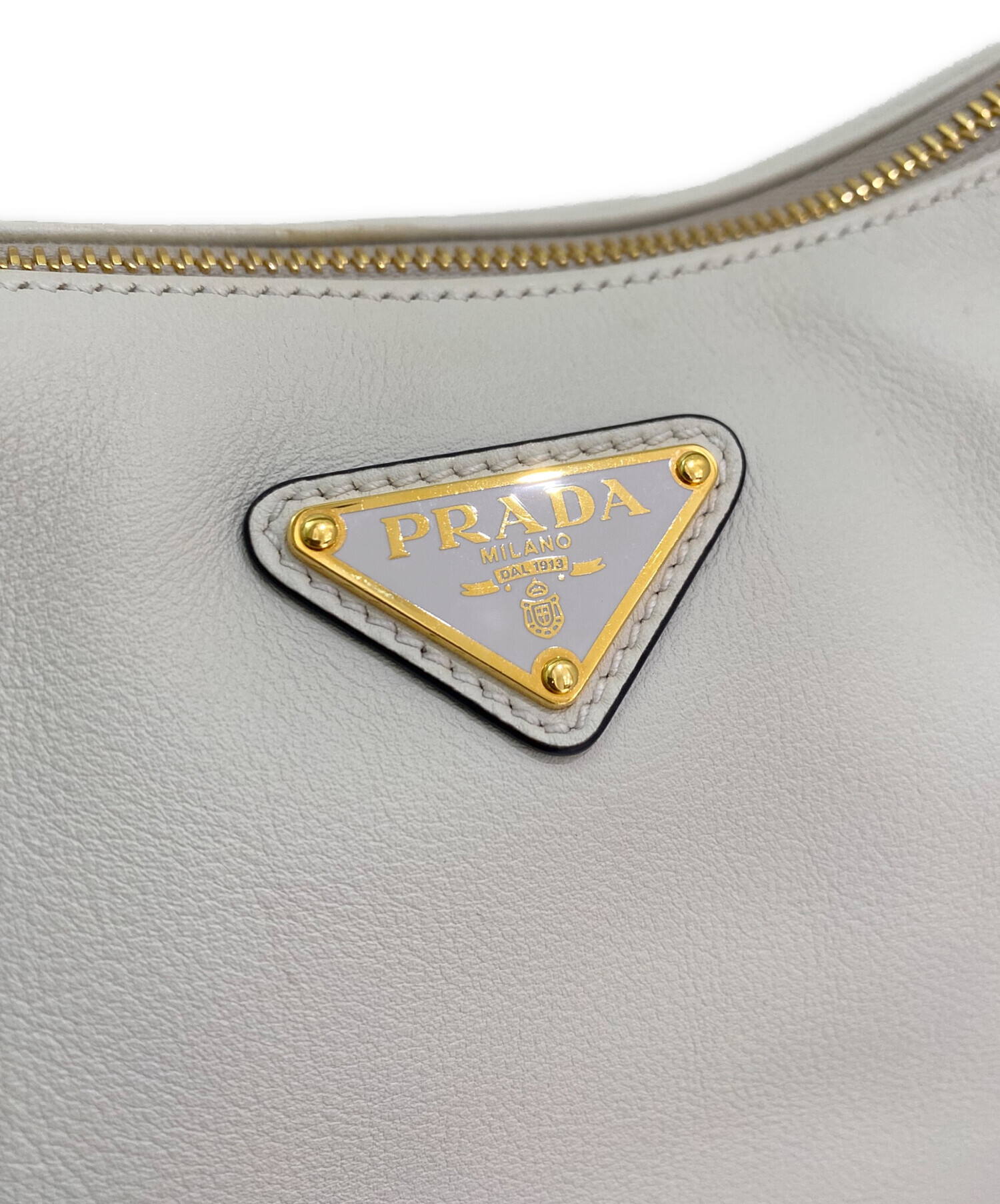 中古・古着通販】PRADA (プラダ) エメ ラージ ソフトグレインレザー