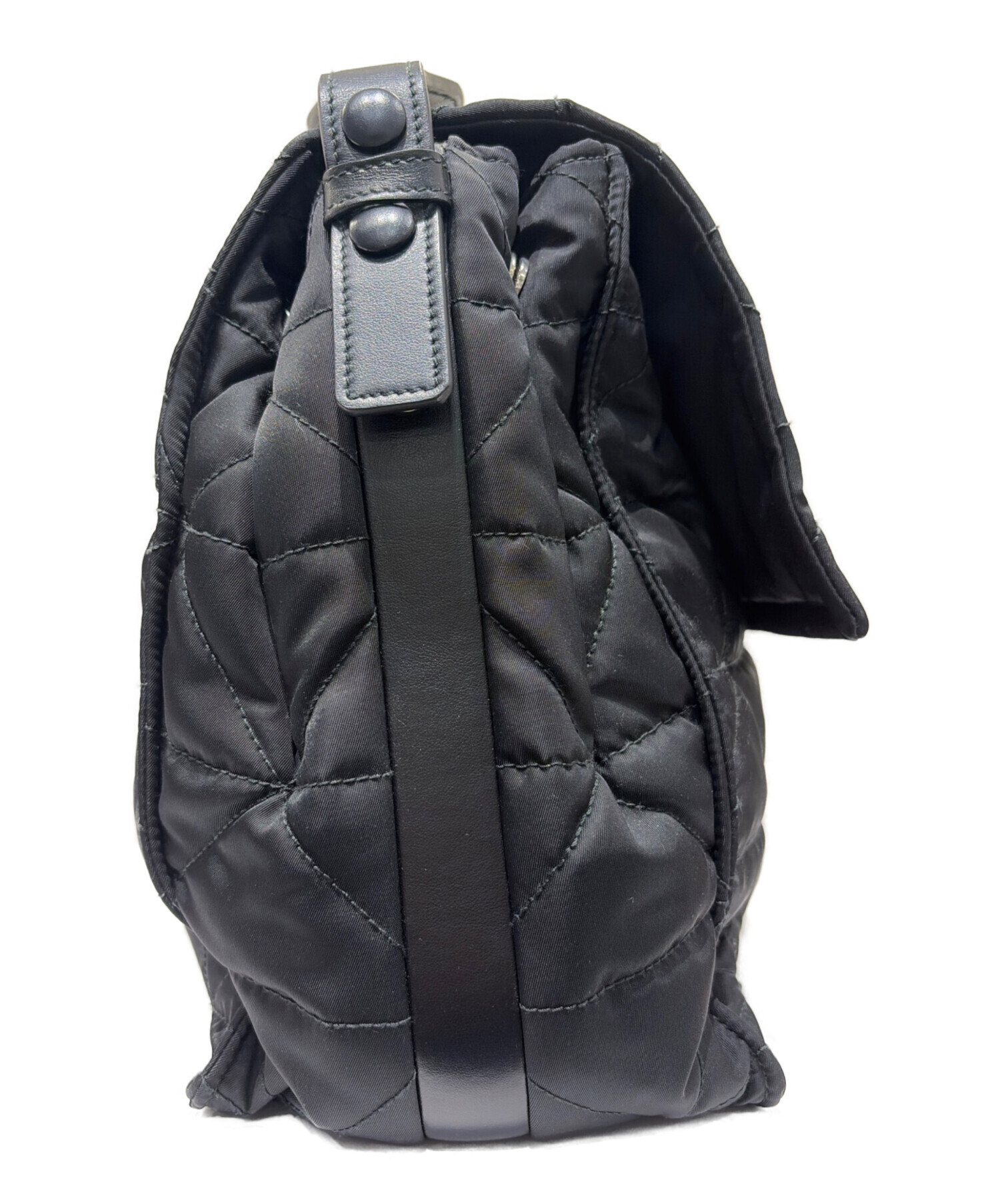 中古・古着通販】PRADA (プラダ) メッセンジャーバッグ ブラック