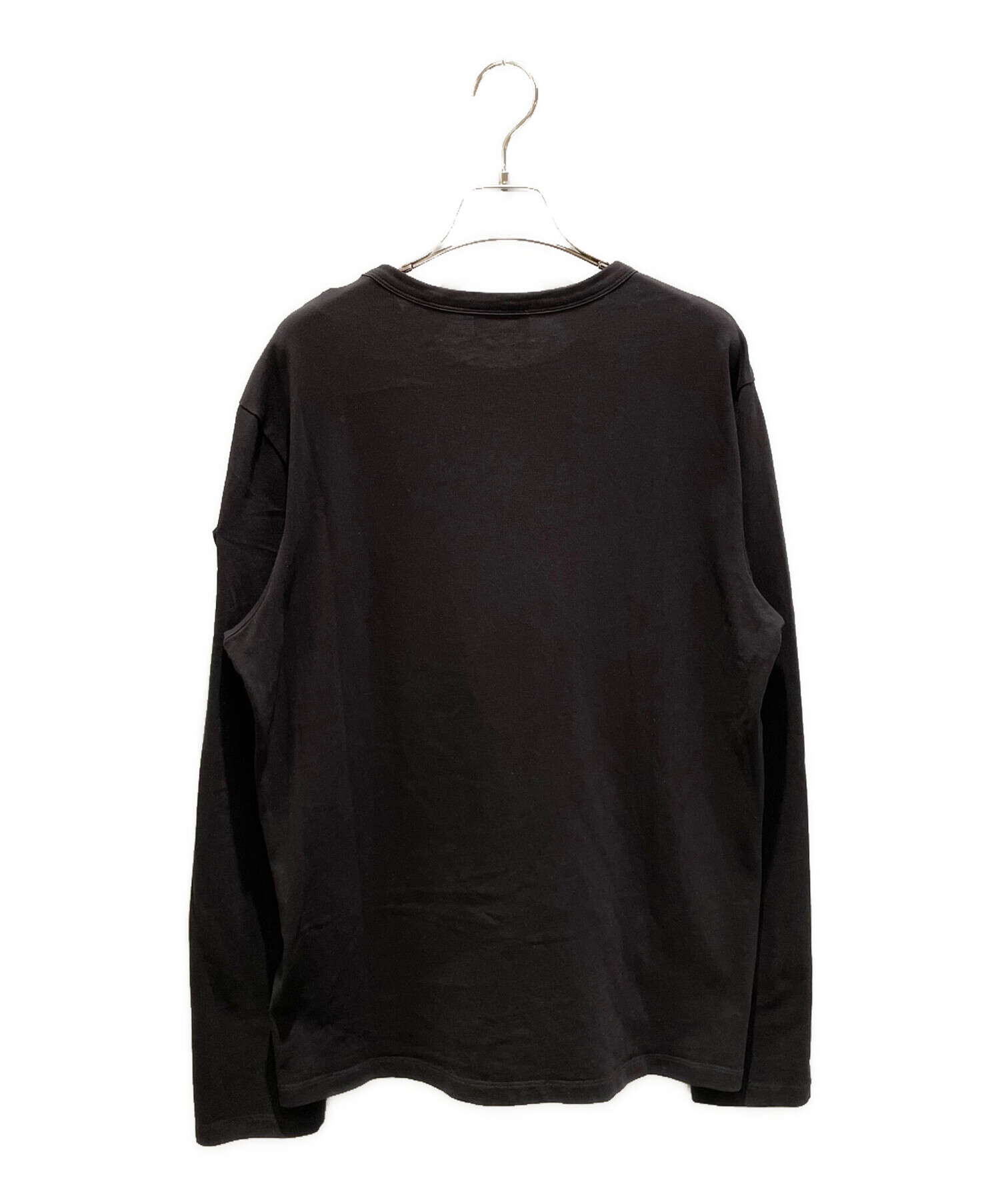 中古・古着通販】MONCLER (モンクレール) 胸元ロゴ長袖Tシャツ 