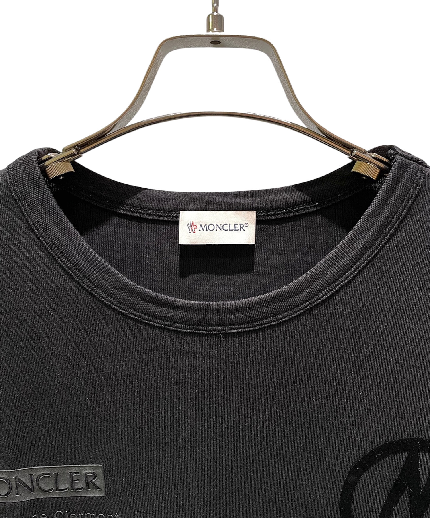 中古・古着通販】MONCLER (モンクレール) 胸元ロゴ長袖Tシャツ
