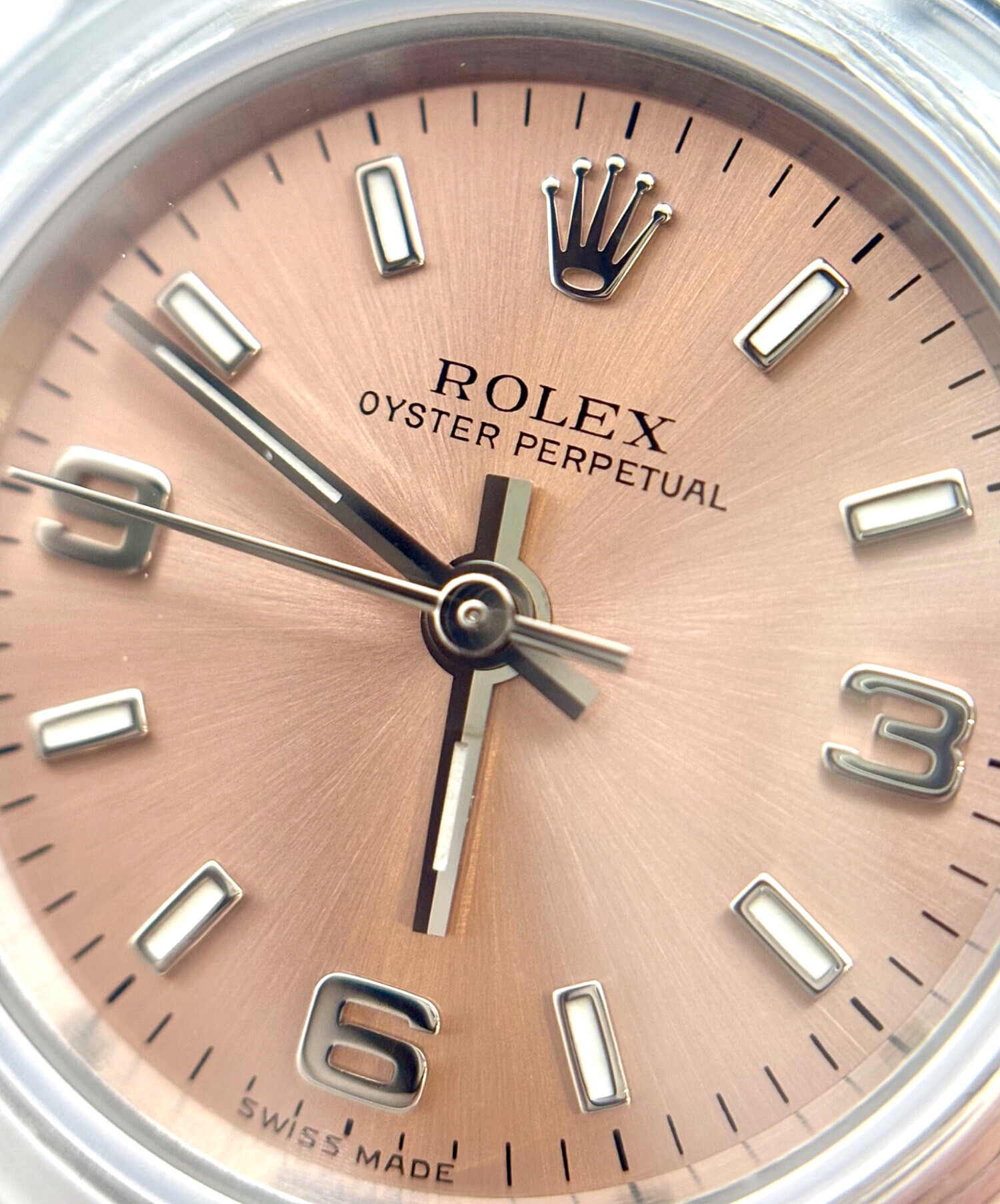 中古 ロレックス ROLEX 76080 Y番(2002年頃製造) ピンク レディース 腕時計 ROLEX - 中古 ロレックス ROLEX 76080 Y番(2002年頃製造) ピンク