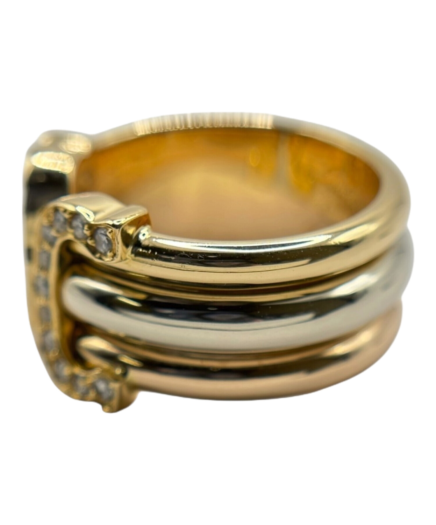 中古・古着通販】Cartier (カルティエ) 2Cダイヤモンドリング サイズ