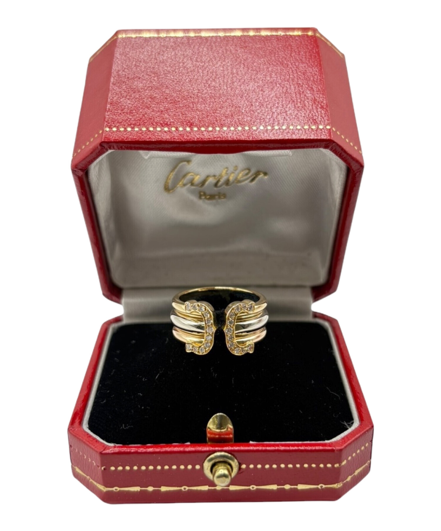 中古・古着通販】Cartier (カルティエ) 2Cダイヤモンドリング サイズ