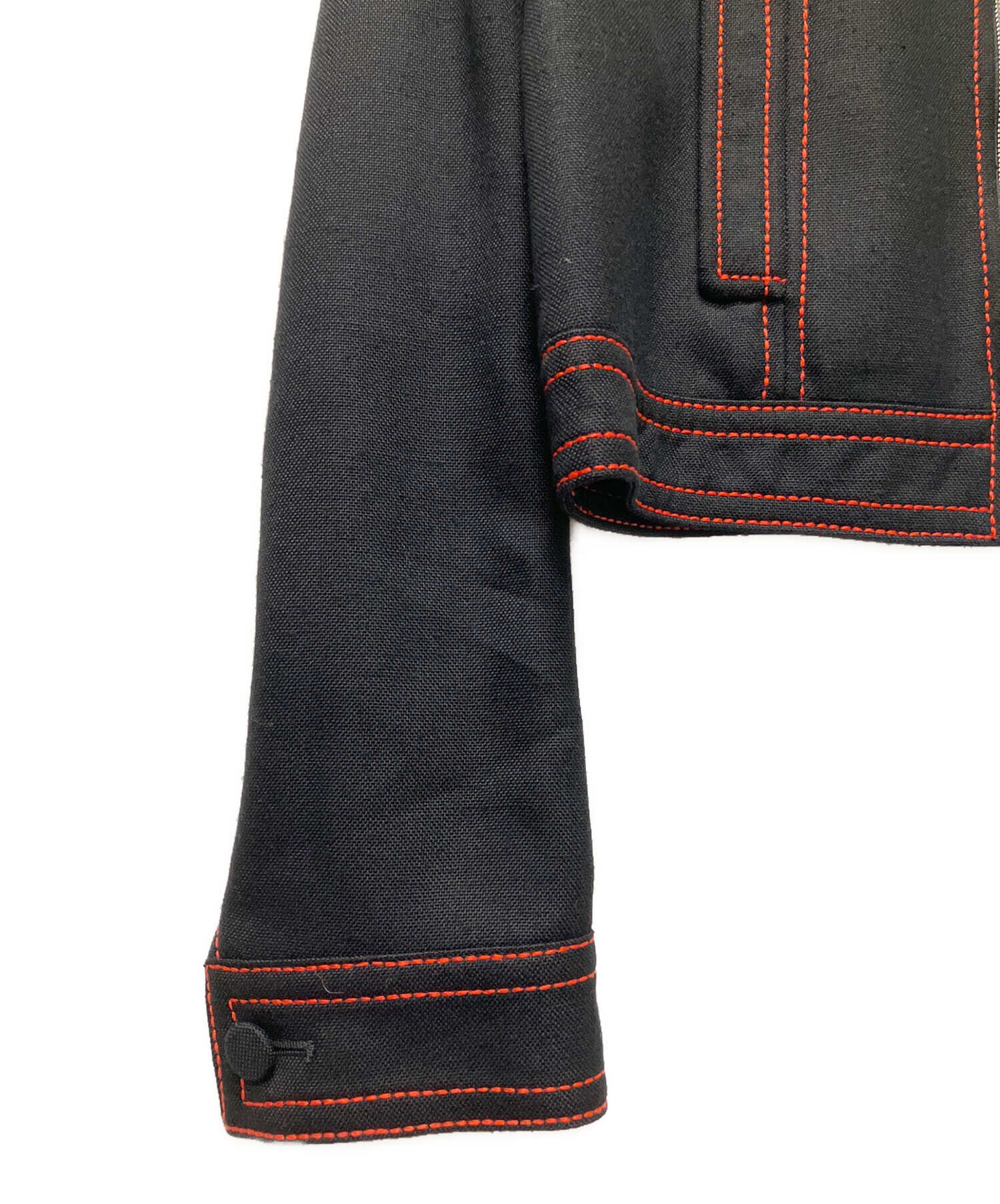 中古・古着通販】GUCCI (グッチ) ZAJUAジャケット ブラック サイズ:40