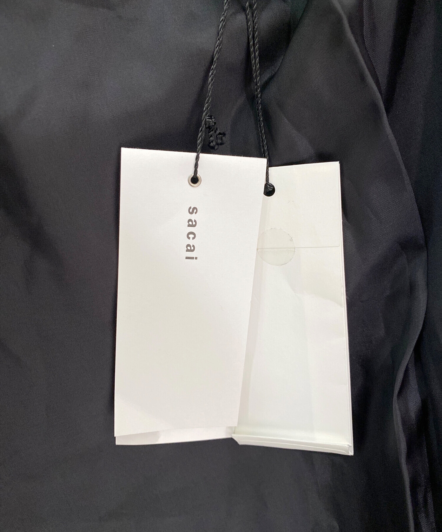 中古・古着通販】sacai (サカイ) プリーツスカート ブラック サイズ:2 中古・古着通販】sacai (サカイ) プリーツスカート ブラック サイズ:2