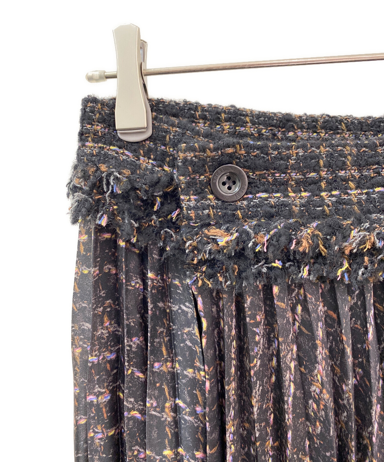 中古・古着通販】sacai (サカイ) プリーツスカート ブラック サイズ:2 中古・古着通販】sacai (サカイ) プリーツスカート ブラック サイズ:2