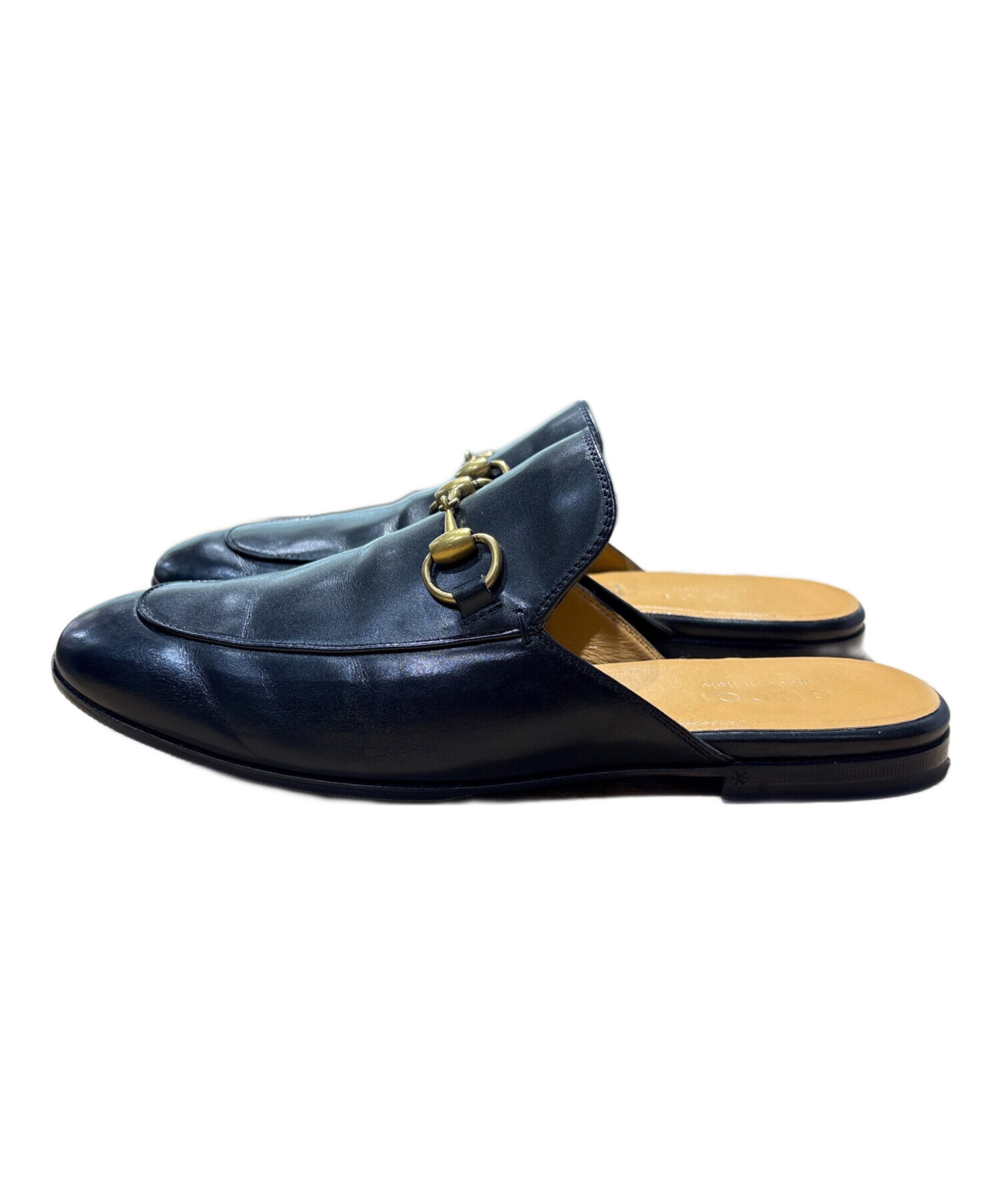 中古・古着通販】GUCCI (グッチ) プリンスタウンレザーミュール