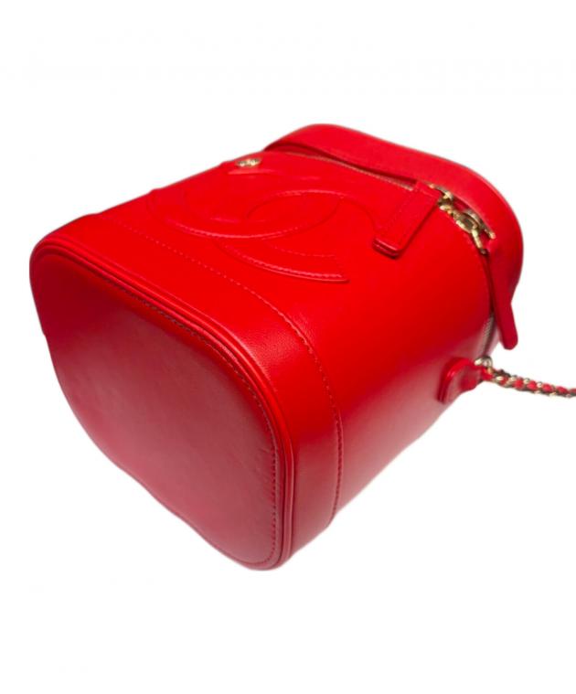 極美品☆CHANEL バニティバッグ 赤 中古・古着通販】CHANEL (シャネル) バニティバッグ レッド｜ブランド