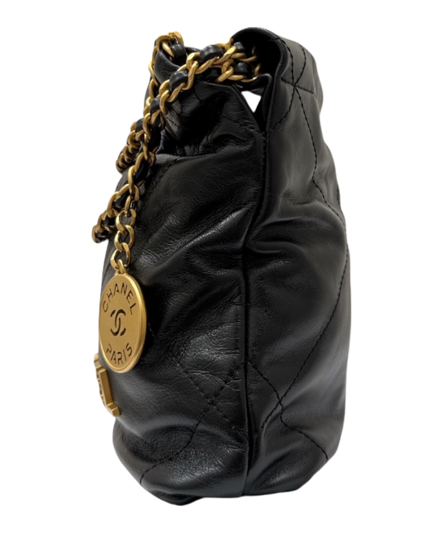 中古・古着通販】CHANEL (シャネル) シャネル22 ミニ ブラック サイズ
