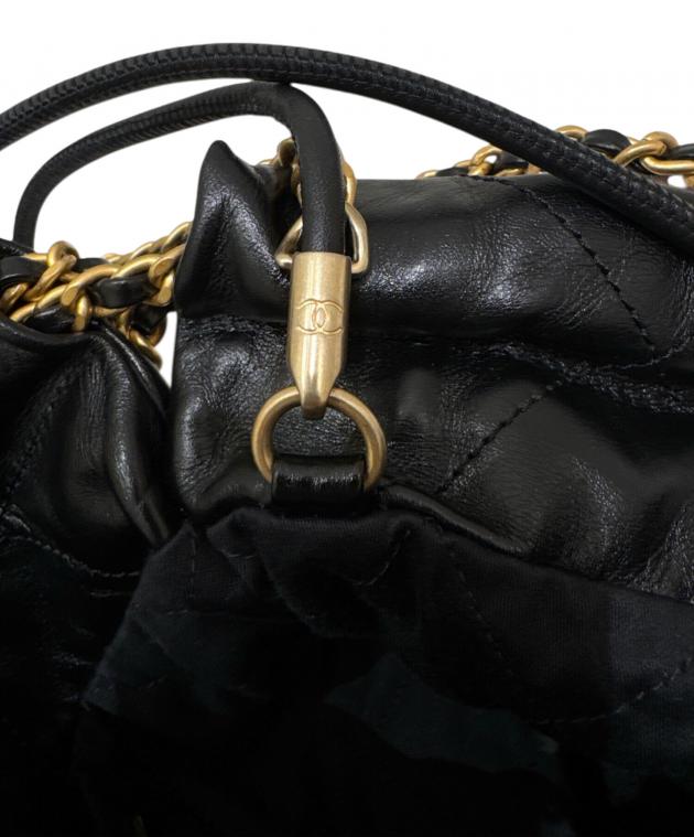 中古・古着通販】CHANEL (シャネル) シャネル22 ミニ ブラック サイズ