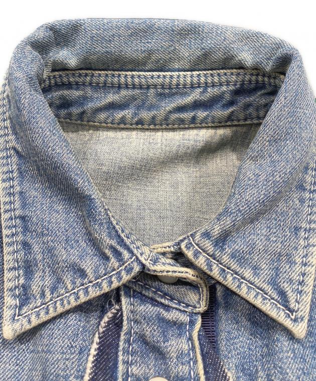 中古・古着通販】sacai (サカイ) デニム×ニット ドッキングワンピース