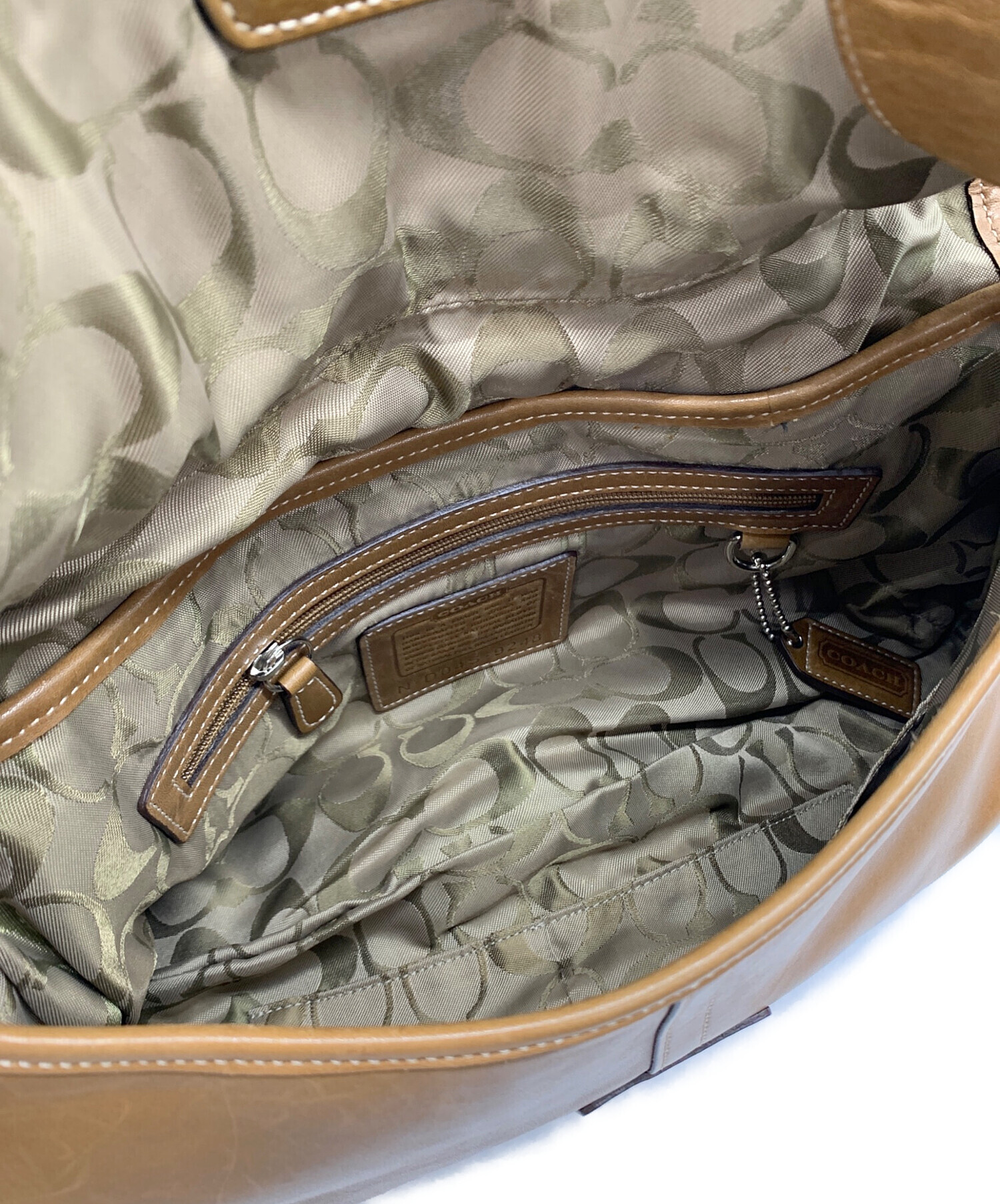 中古・古着通販】COACH (コーチ) ワンショルダーバッグ ブラウン