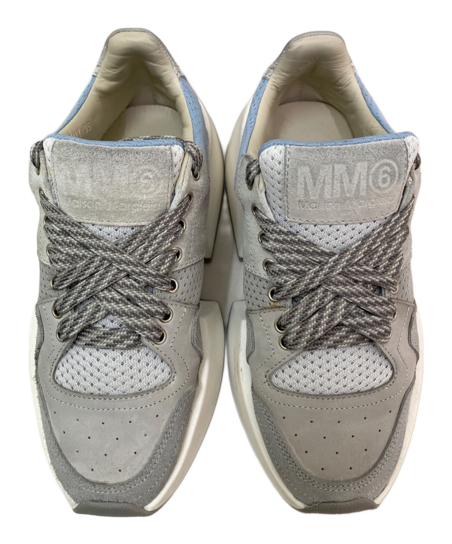 ＭＭ6 　Maison Margiela厚底スニーカー　グレー 中古・古着通販】MM6 Maison Margiela (エムエムシックスメゾン