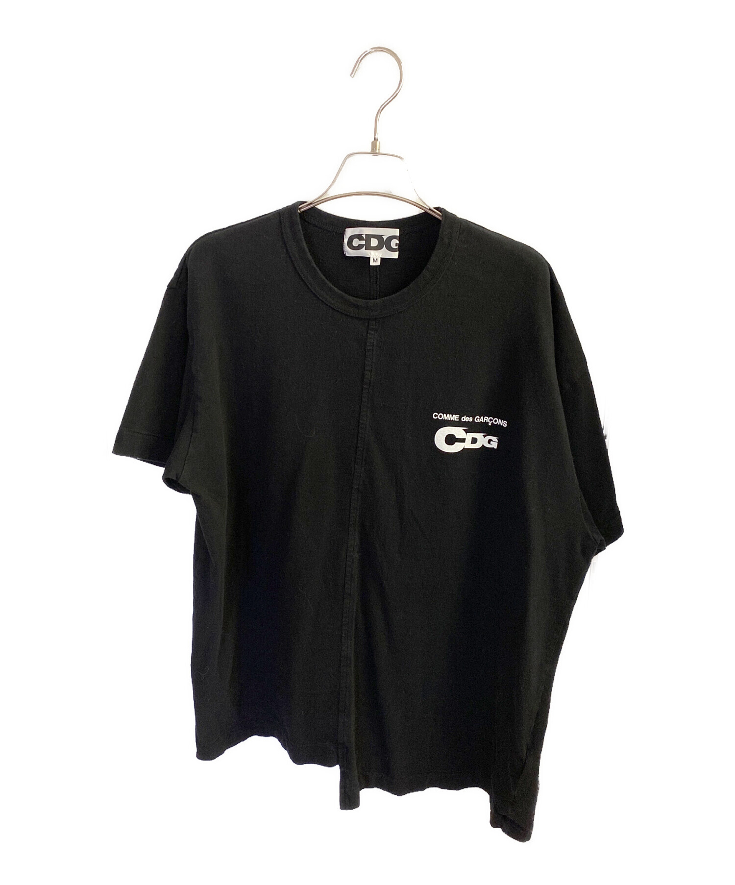 中古・古着通販】CDG (シーディージー) アシンメトリープリントTシャツ
