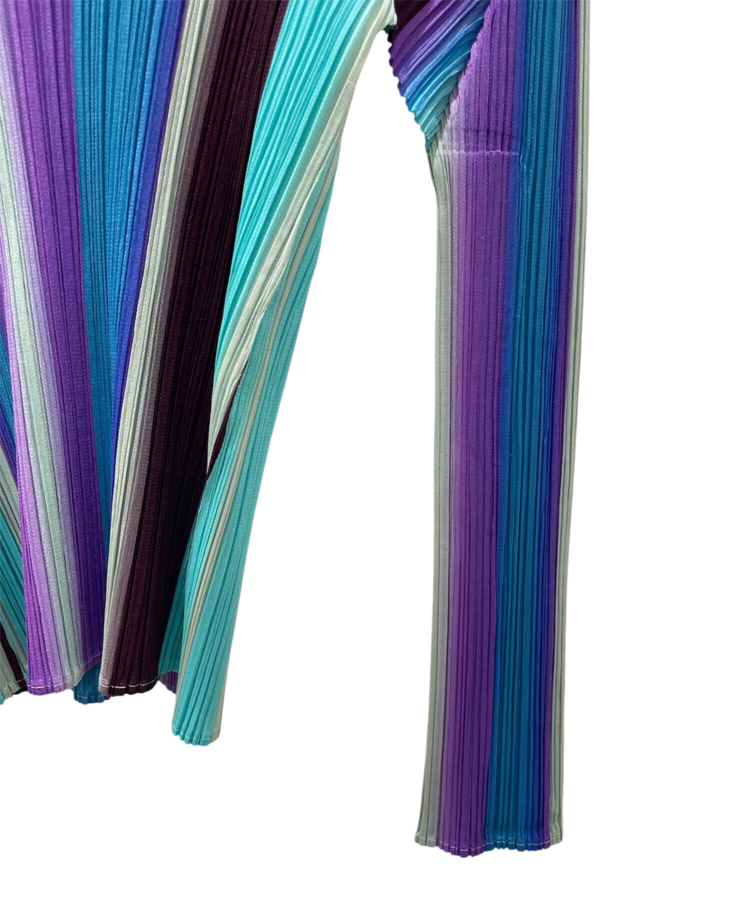 古着 PLEATS PLEASE プリーツプリーズ 日本製 長袖 プリーツ カットソー 3 パープル レディース 中古・古着通販】PLEATS PLEASE (プリーツプリーズ) シャツ パープル