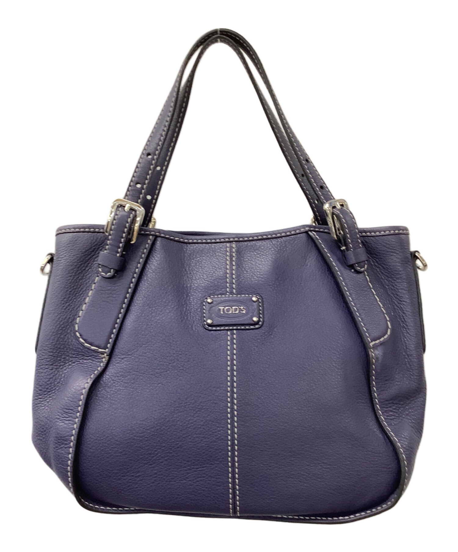 美品✨トッズ TOD'S トートバッグ Gライン 2way ナイロン 紺色 中古・古着通販】TOD'S (トッズ) G-line 2WAYバッグ ネイビー
