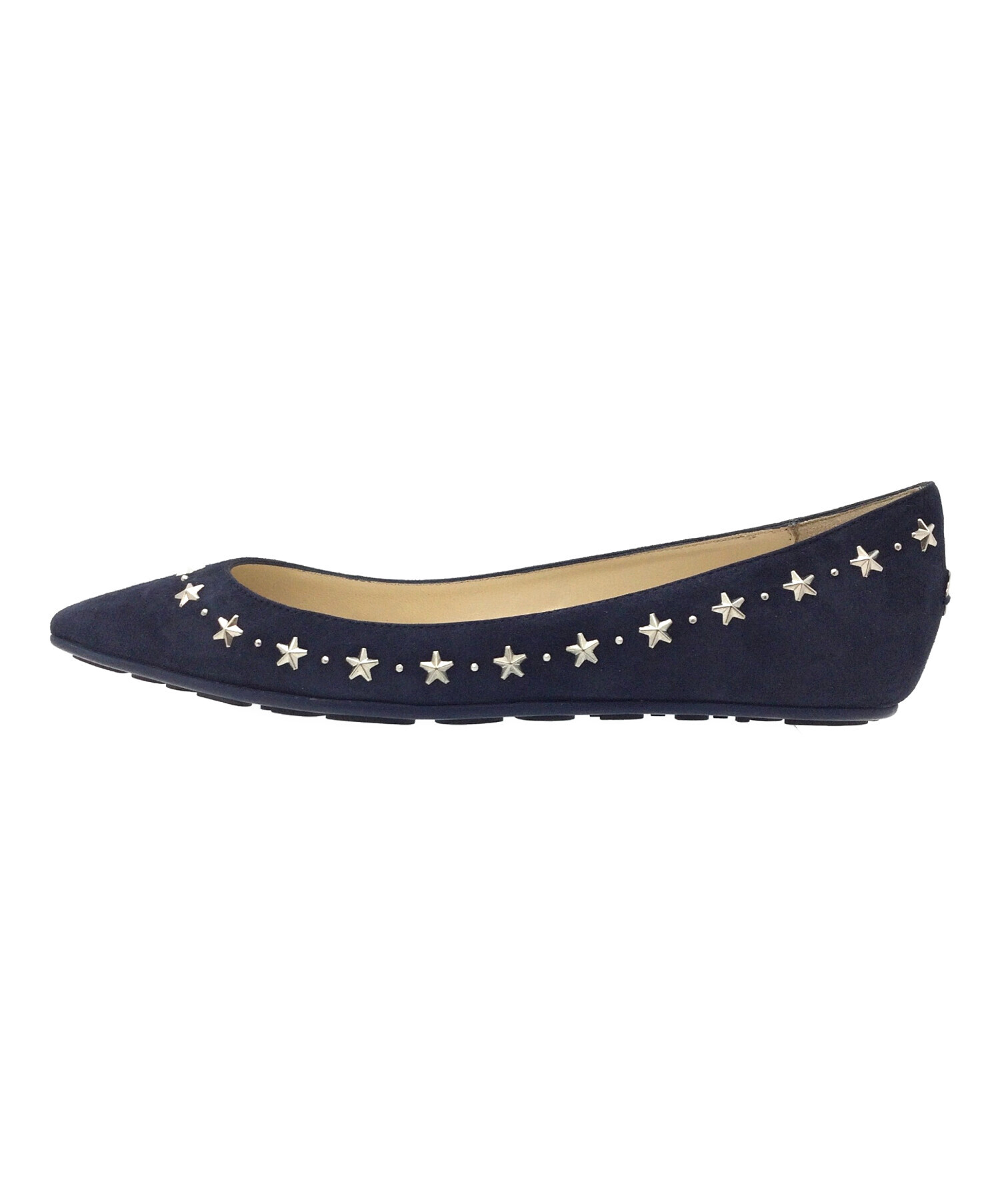 中古・古着通販】JIMMY CHOO (ジミーチュウ) スウェードフラット