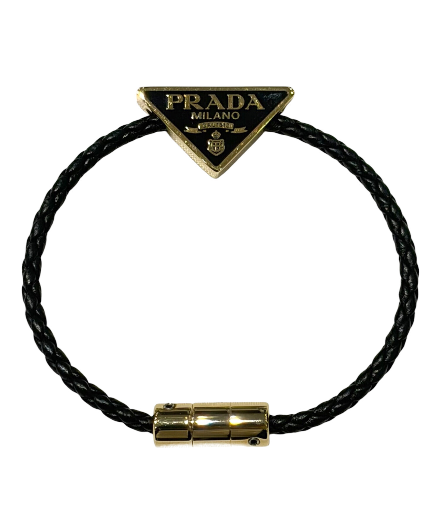 中古・古着通販】PRADA (プラダ) トライアングルロゴ ブレスレット
