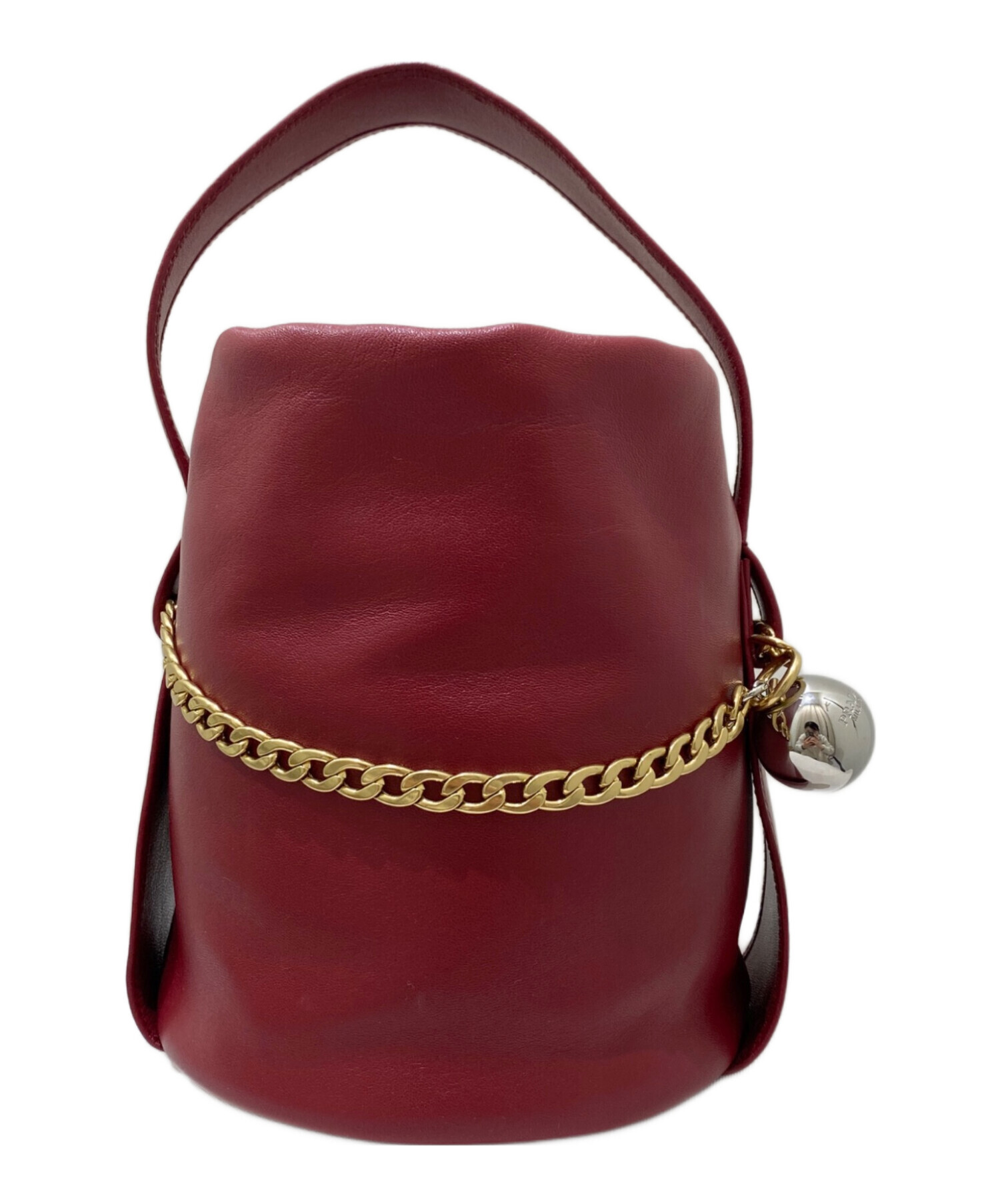 中古・古着通販】PRADA (プラダ) プチ サックRe-Nylon xナッパレザー