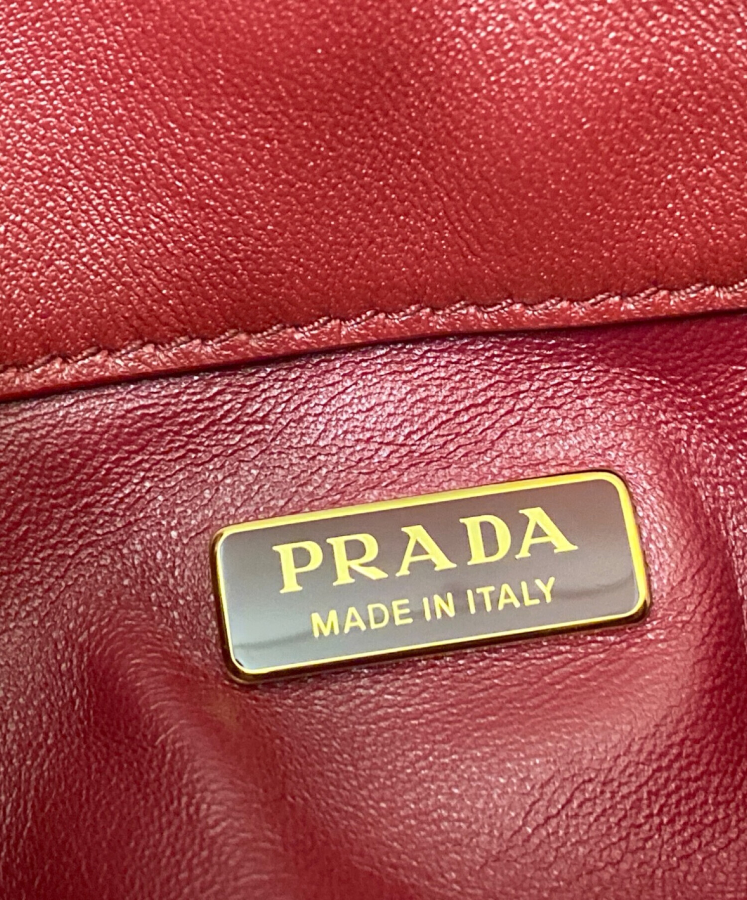 中古・古着通販】PRADA (プラダ) プチ サックRe-Nylon xナッパレザー