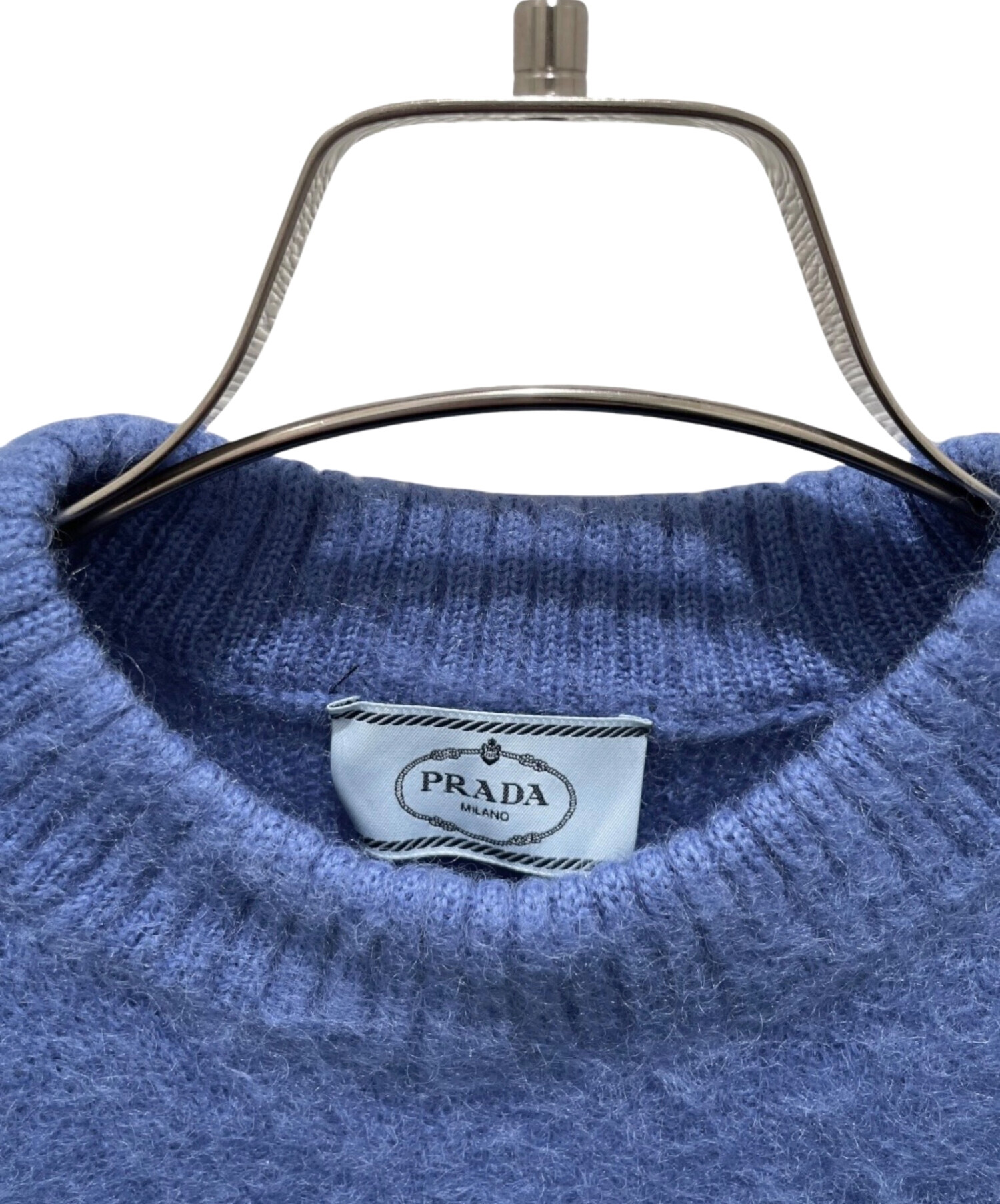 中古・古着通販】PRADA (プラダ) モヘアニット スカイブルー サイズ:38 