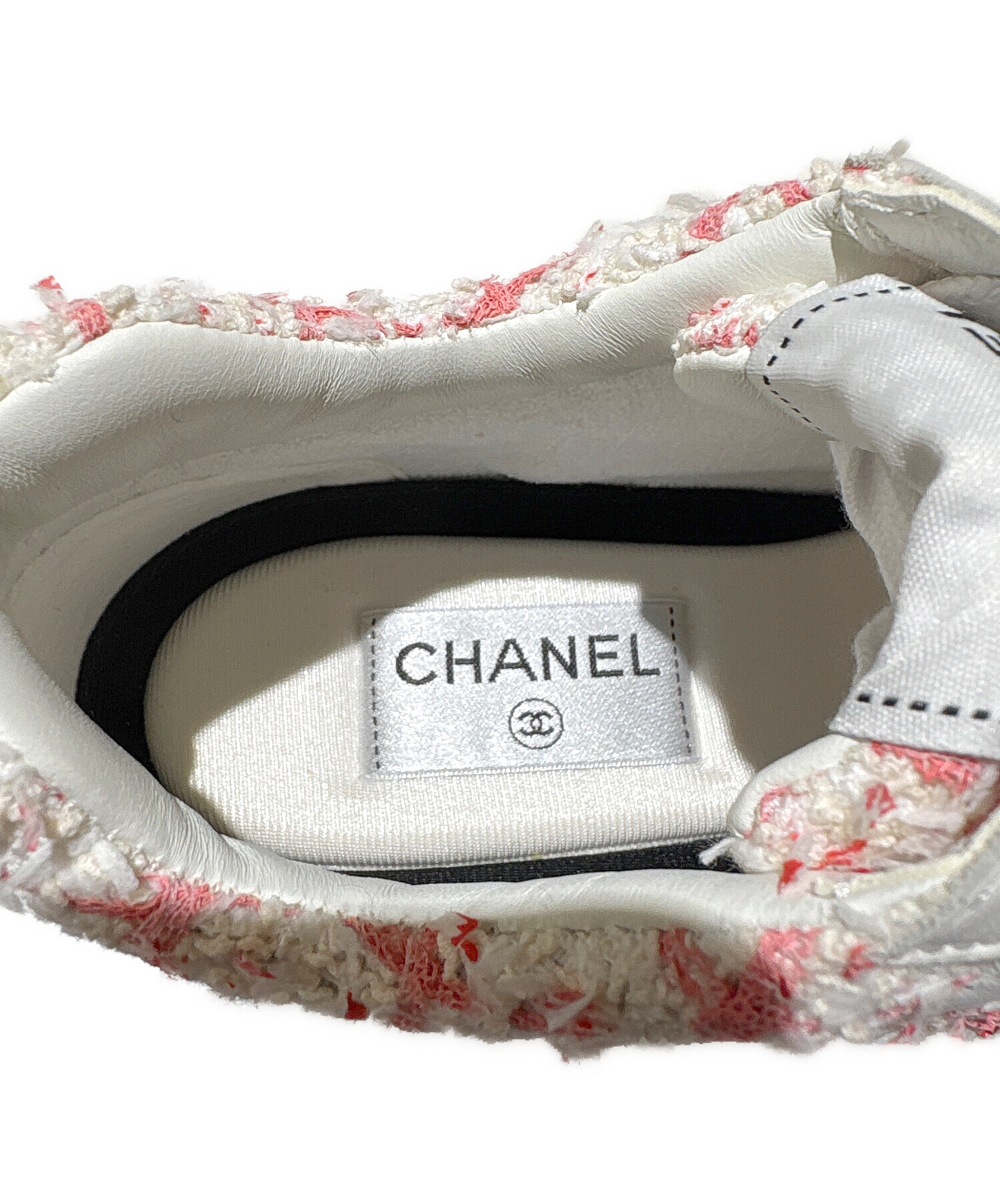 中古・古着通販】CHANEL (シャネル) ココマークツイードスニーカー