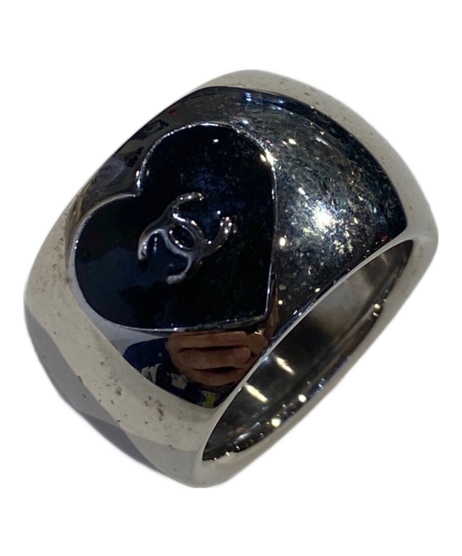 中古・古着通販】CHANEL (シャネル) ココマーク ハートリング サイズ