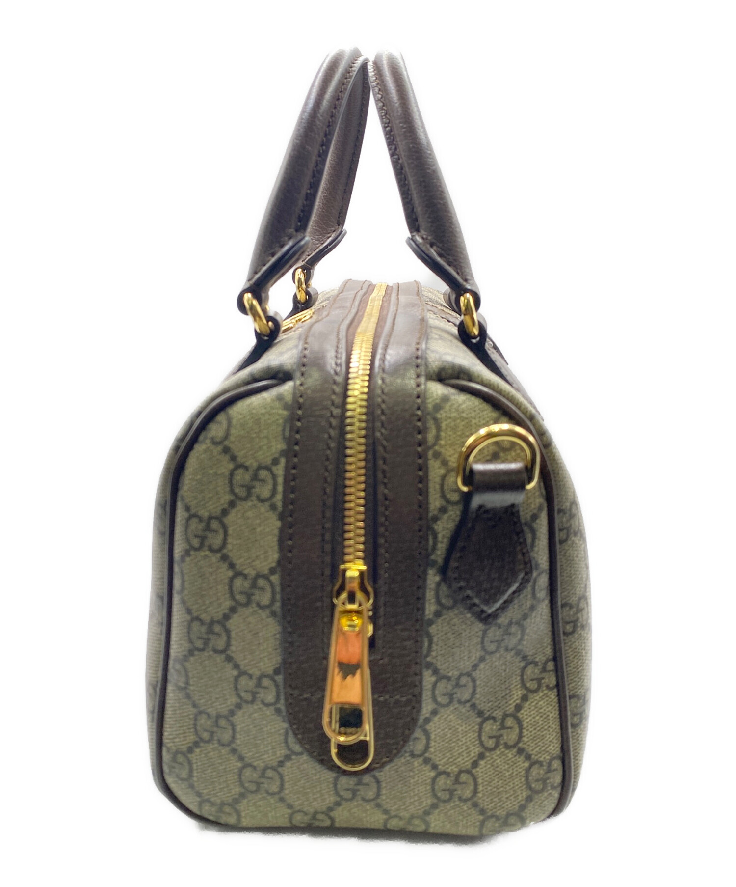 中古・古着通販】GUCCI (グッチ) ボストンバッグ ブラウン｜ブランド