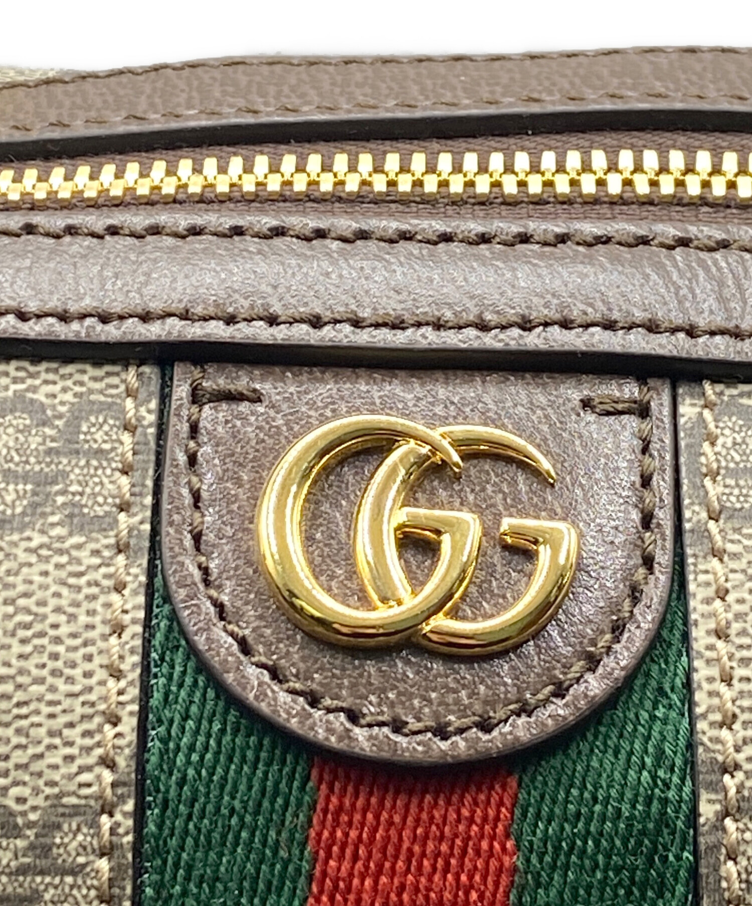 中古・古着通販】GUCCI (グッチ) ボストンバッグ ブラウン｜ブランド