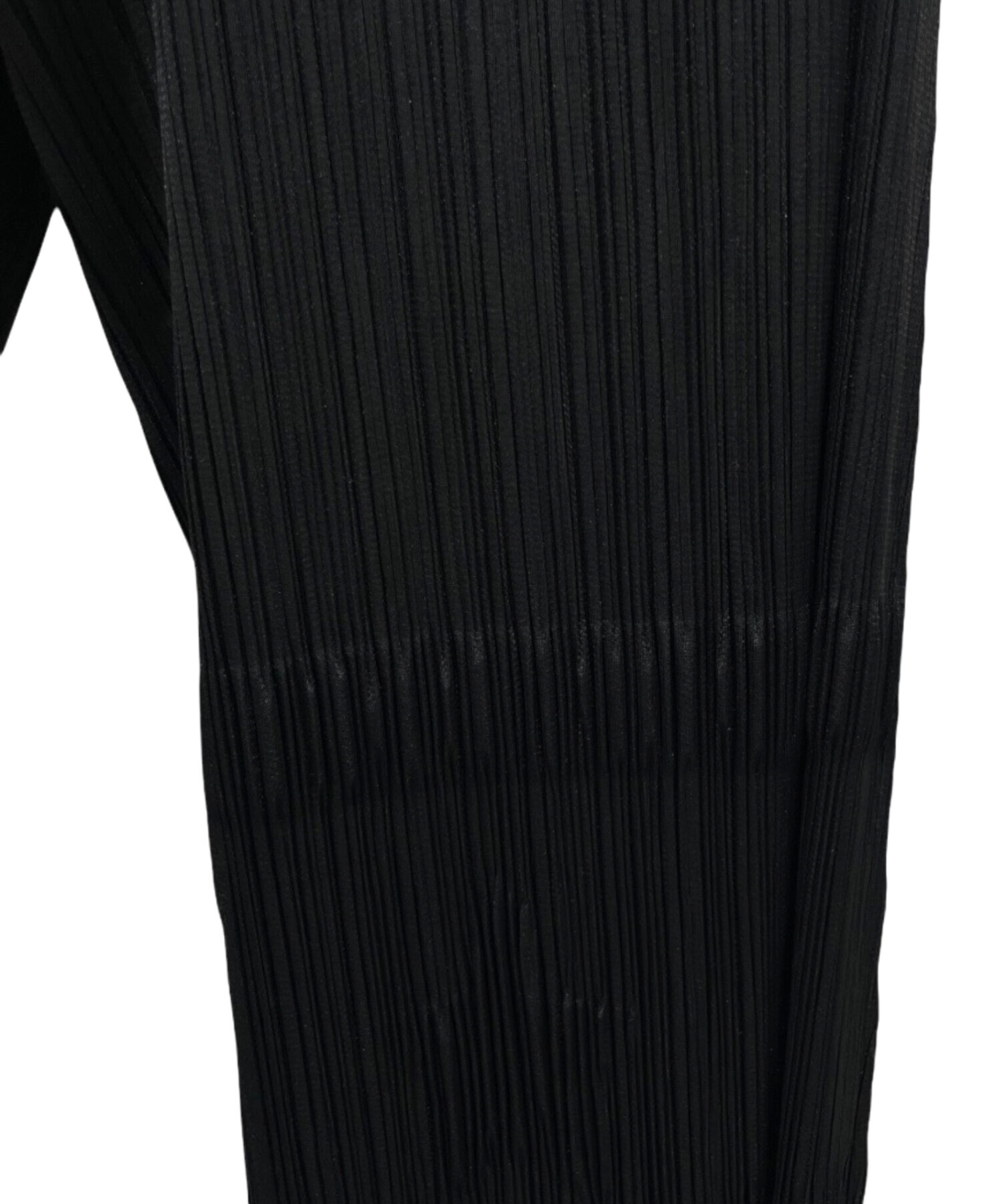プリーツプリーズ ♥中古品 黒 ガウチョパンツ 中古・古着通販】PLEATS PLEASE (プリーツプリーズ) プリーツパンツ