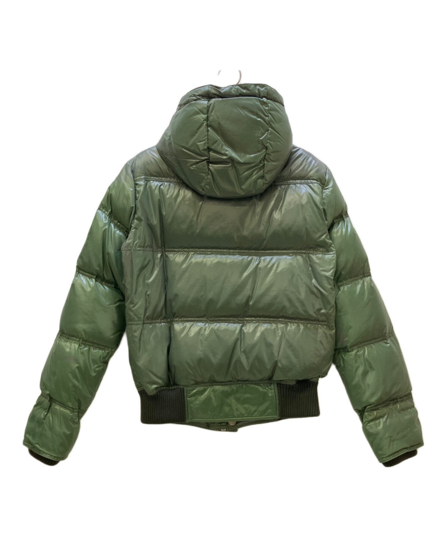 GUCCI グッチ フード付き ダウンジャケット カーキ（オリーブ） サイズ44 中古・古着通販】GUCCI (グッチ) ダウンジャケット オリーブ サイズ:44