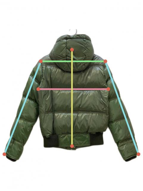 GUCCI グッチ フード付き ダウンジャケット カーキ（オリーブ） サイズ44 中古・古着通販】GUCCI (グッチ) ダウンジャケット オリーブ サイズ:44