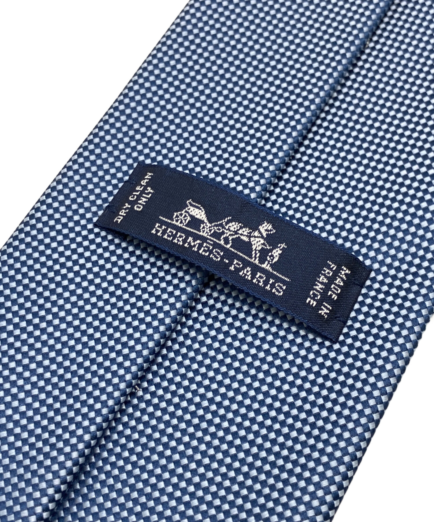 中古・古着通販】HERMES (エルメス) ネクタイ ネイビー サイズ:不明