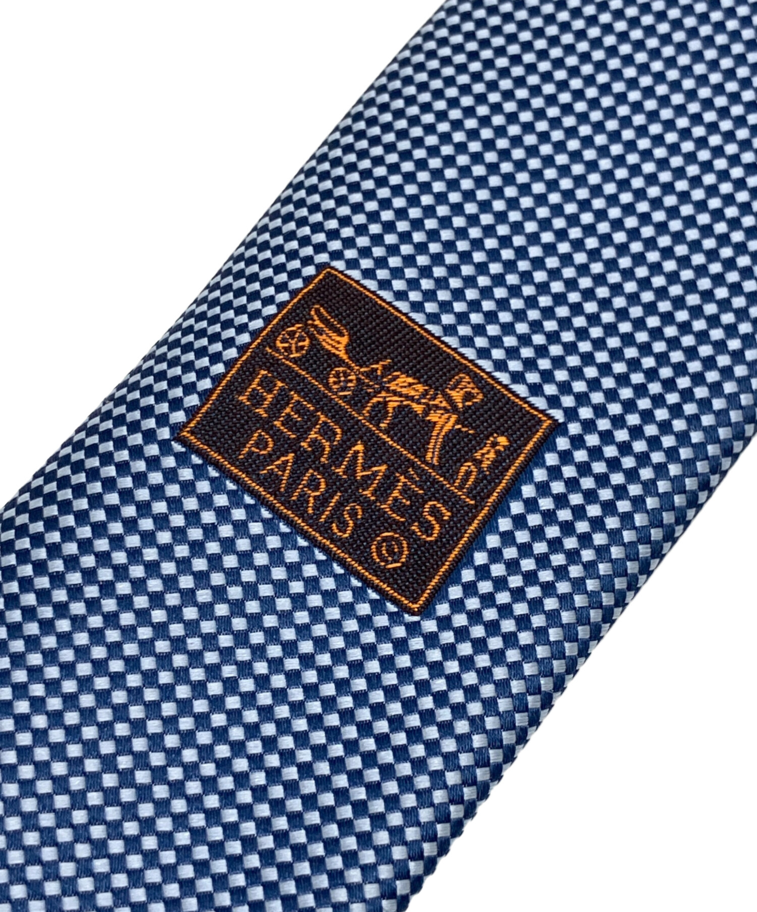 中古・古着通販】HERMES (エルメス) ネクタイ ネイビー サイズ:不明