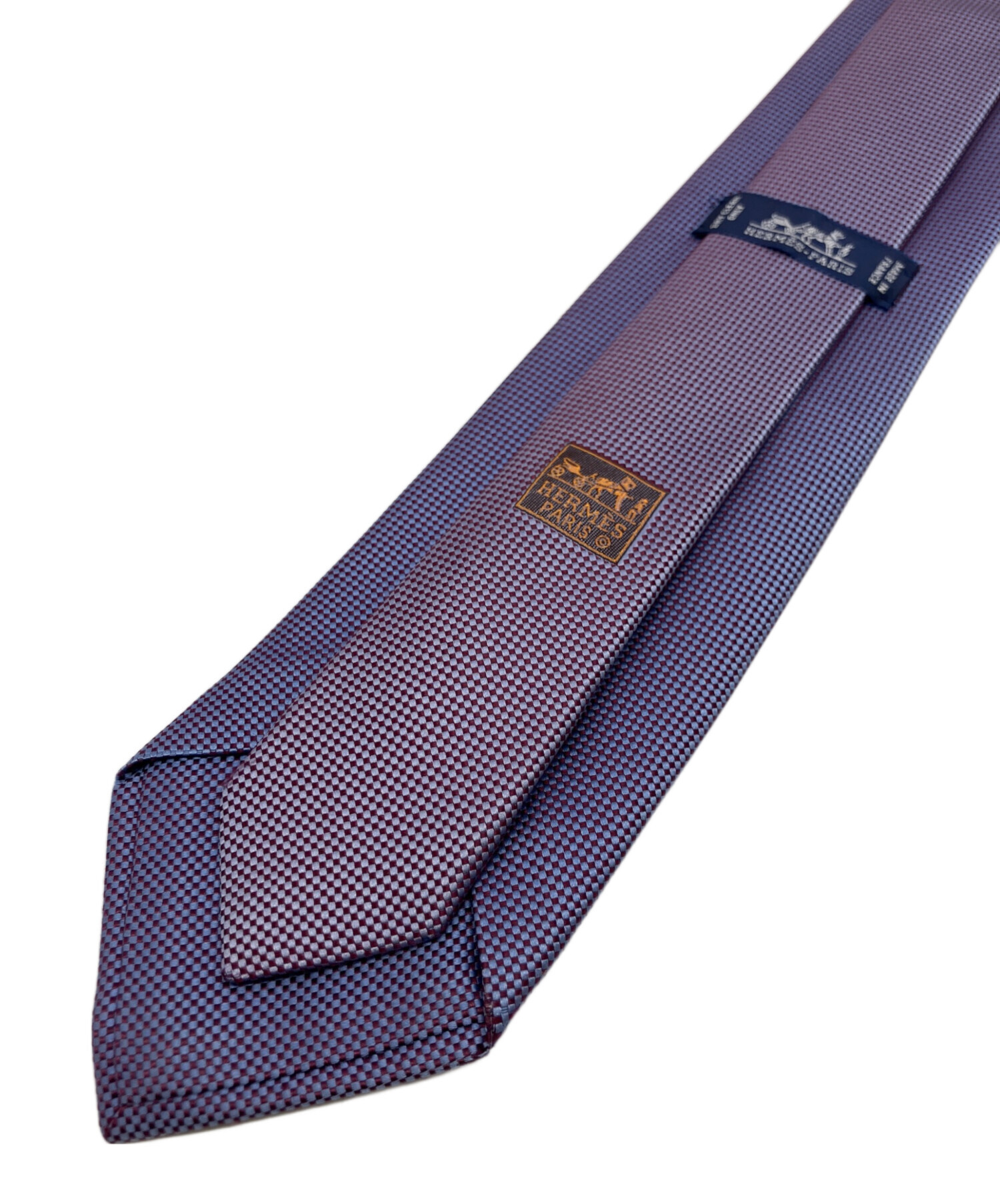 中古・古着通販】HERMES (エルメス) ネクタイ パープル サイズ 