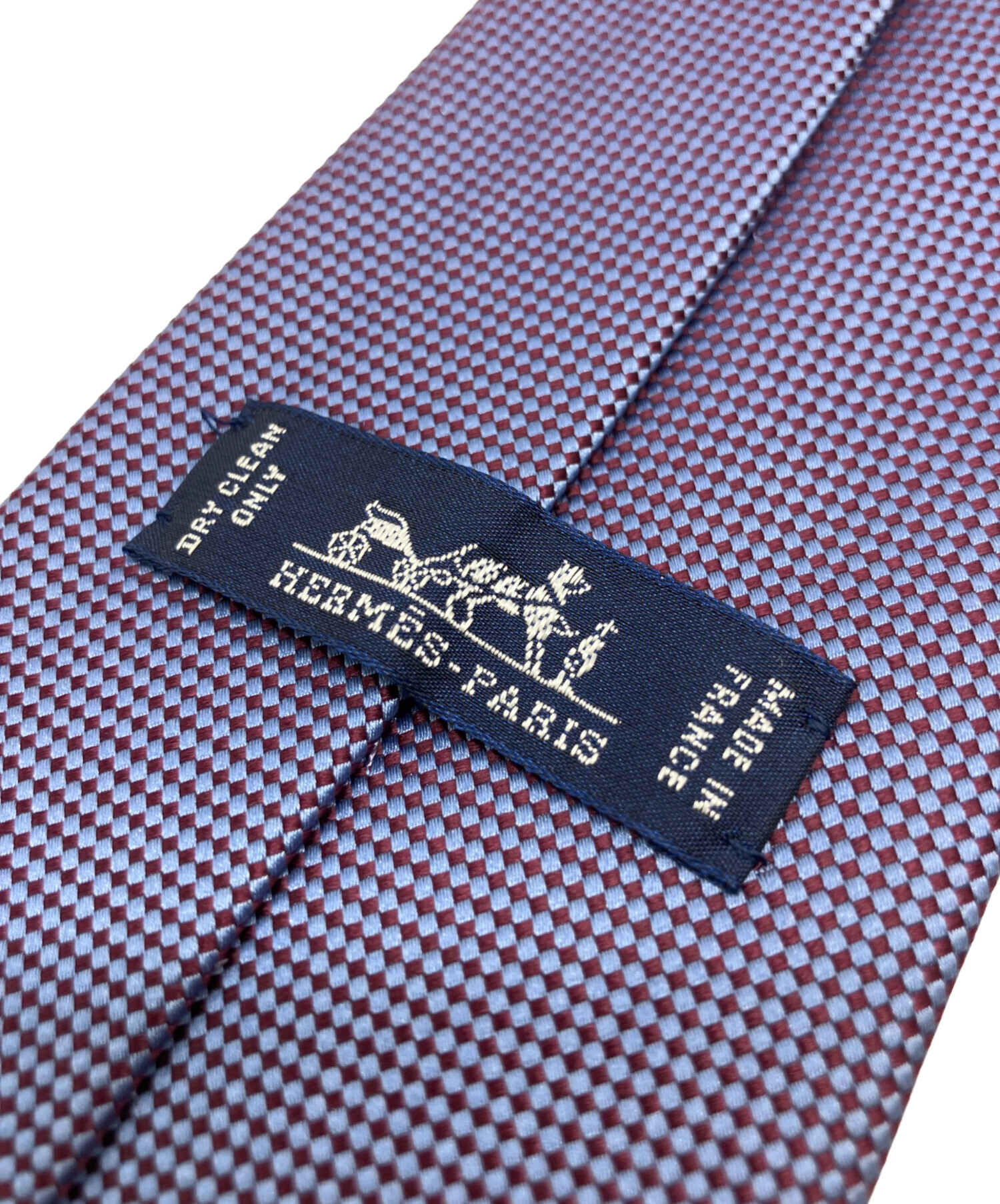 中古・古着通販】HERMES (エルメス) ネクタイ パープル サイズ