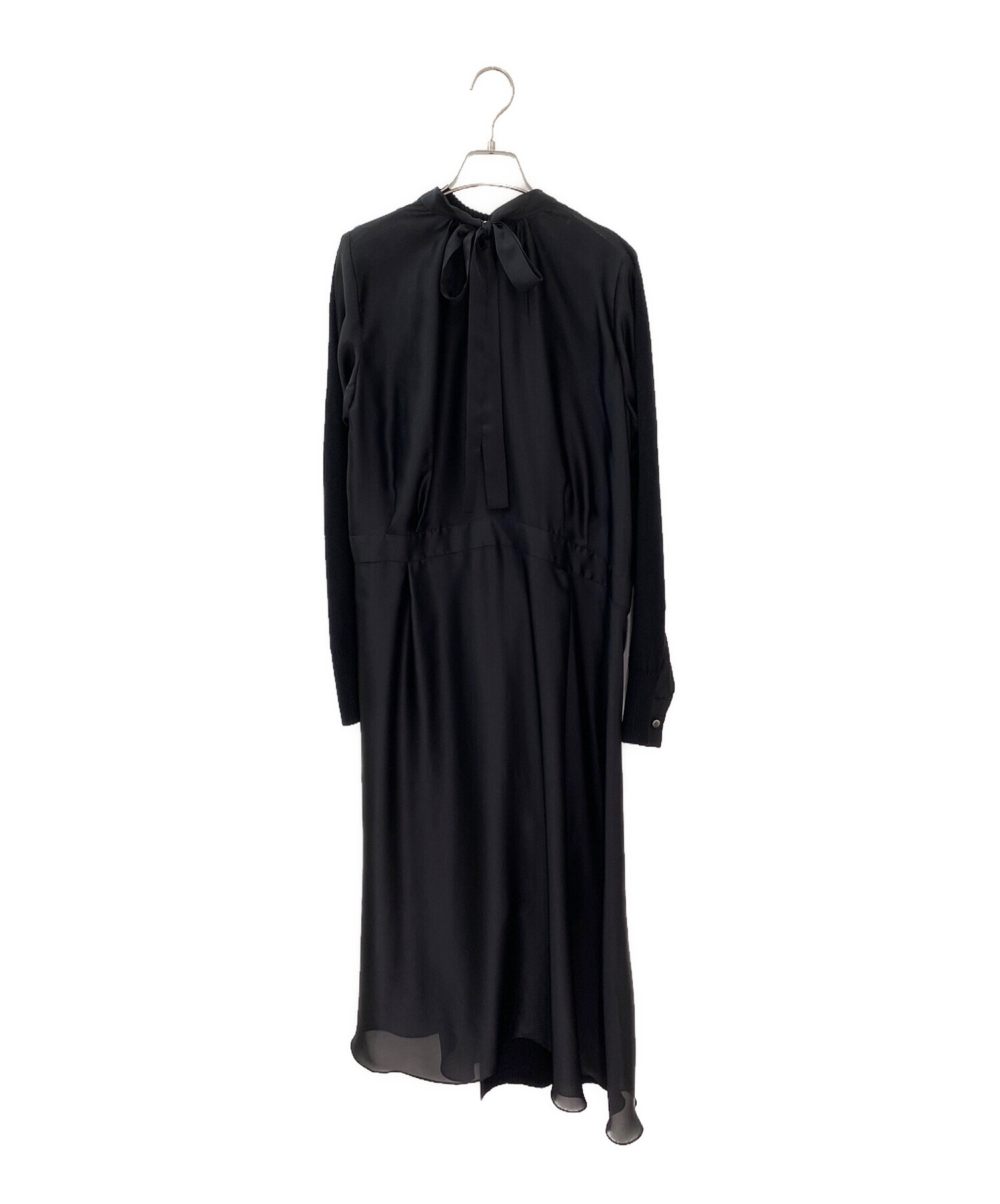 中古・古着通販】sacai (サカイ) ドッキングワンピース ブラック