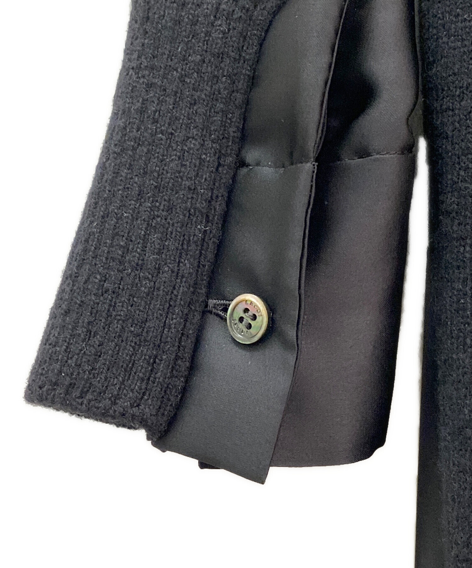 中古・古着通販】sacai (サカイ) ドッキングワンピース ブラック