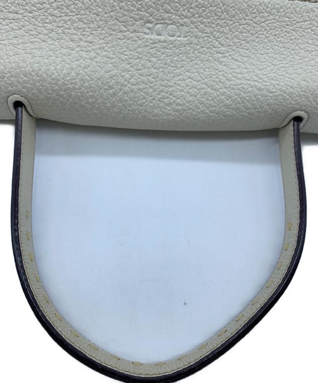 中古・古着通販】TOD'S (トッズ) ウェーブショルダーバッグ アイボリー
