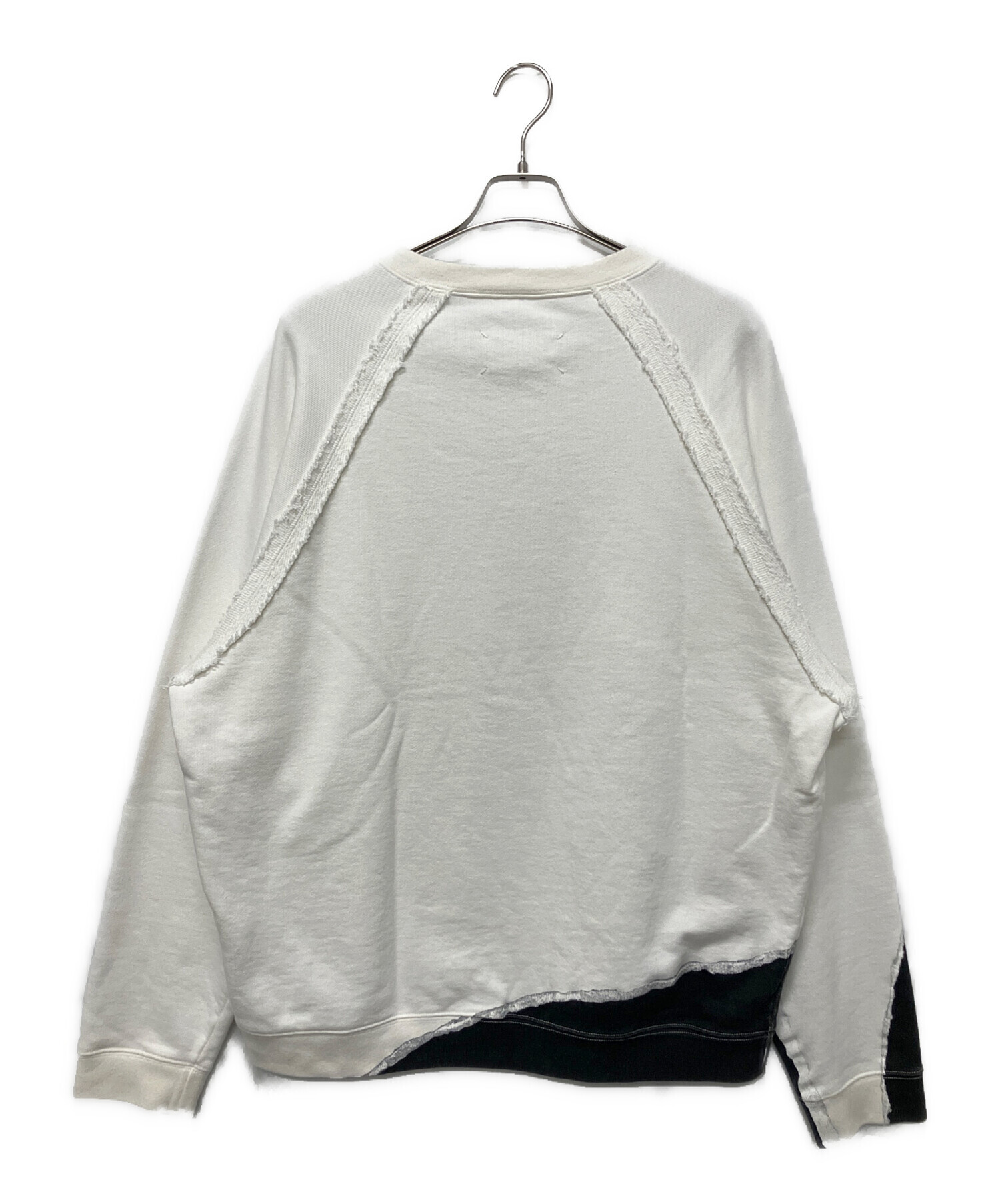 グレー クルーネックセーター　マルジェラ　archive トレーナー　スウェット 中古・古着通販】Maison Margiela (メゾンマルジェラ) カレンダーロゴ
