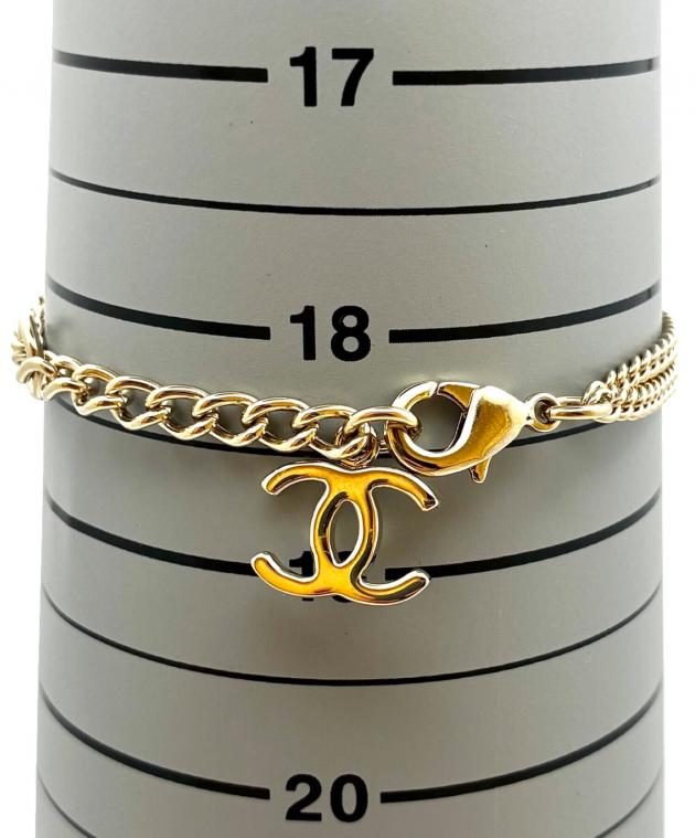 中古・古着通販】CHANEL (シャネル) Denim Flower Bracelet デニム