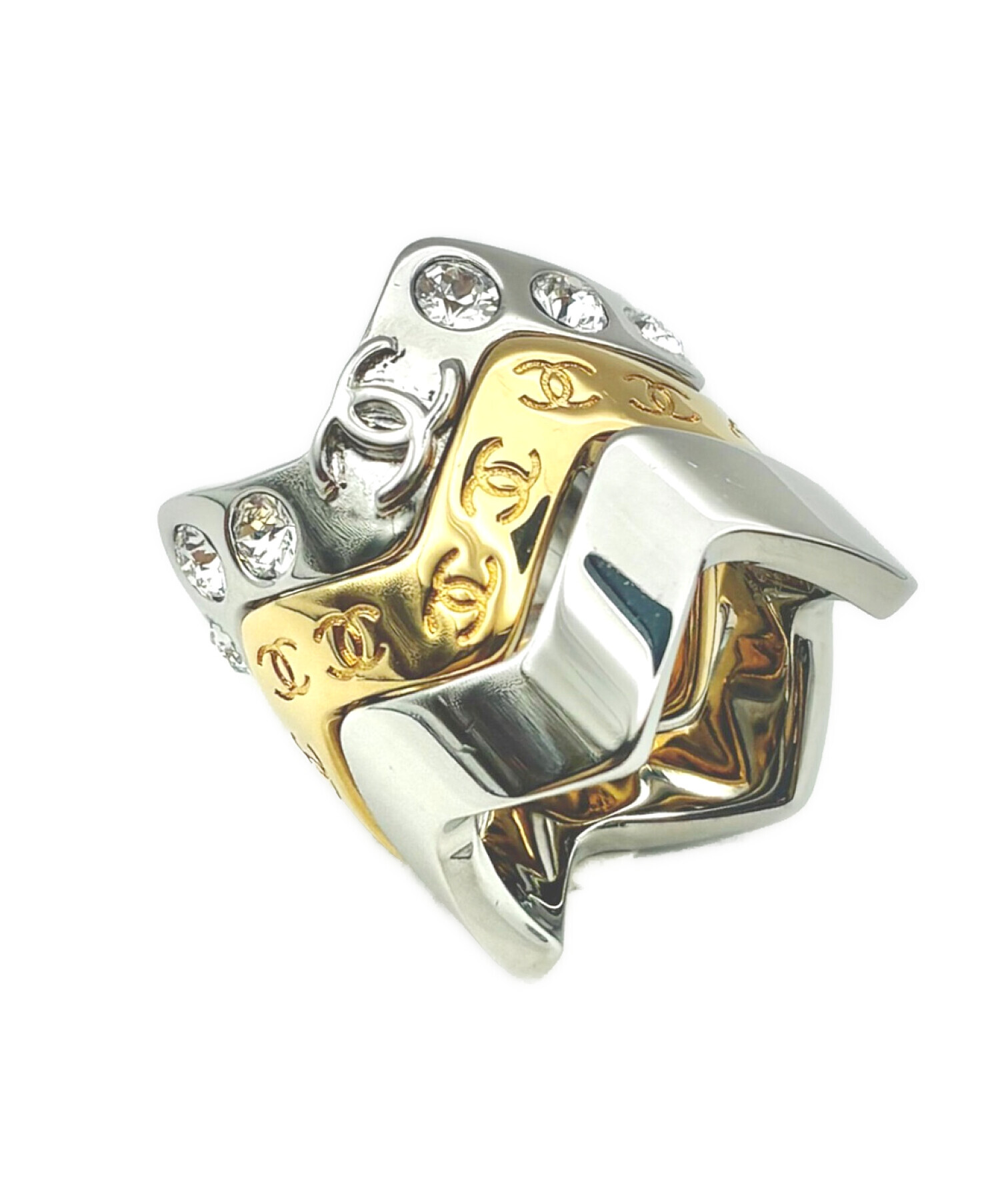 中古・古着通販】CHANEL (シャネル) Triple ring/3連リング/ABH618
