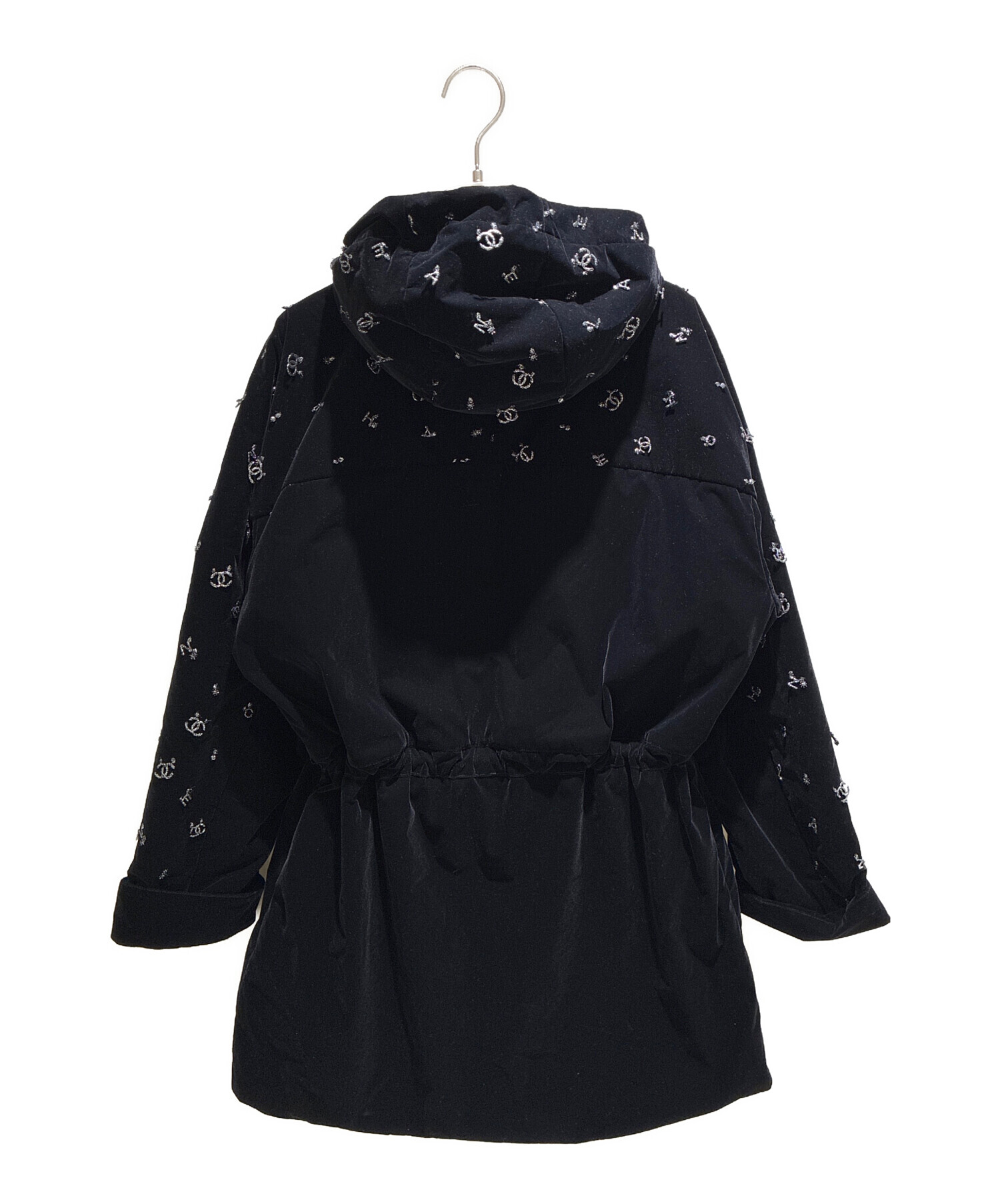 中古・古着通販】CHANEL (シャネル) コート ブラック サイズ:36