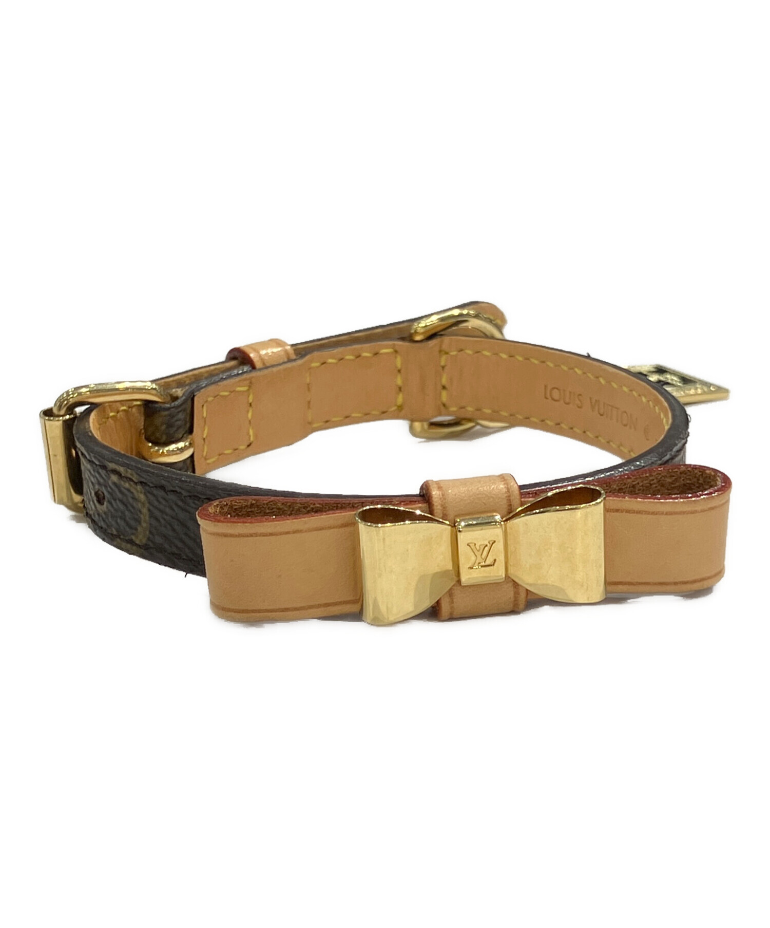 LouisVuitton CollierBaxter PM 首輪小型犬、猫未使用 中古・古着通販】LOUIS VUITTON (ルイ ヴィトン) コリエバクスターXS