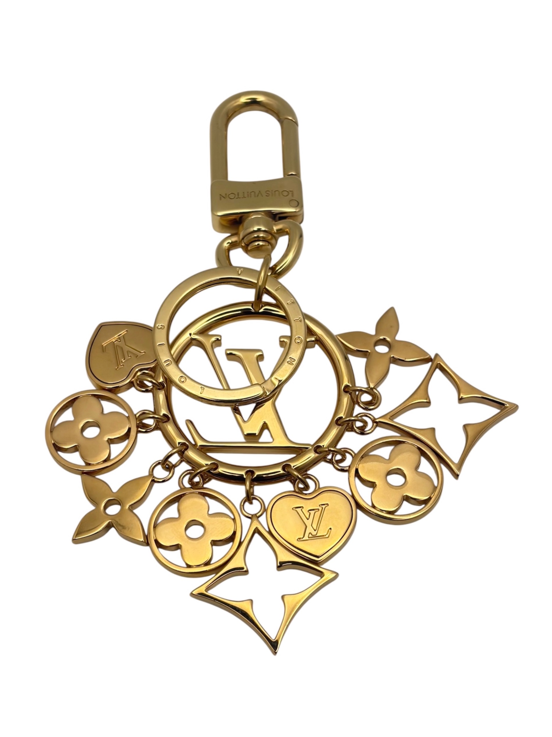 Louis Vuitton ゴールド キーホルダー サークル 中古・古着通販】LOUIS VUITTON (ルイ ヴィトン) LVサークル